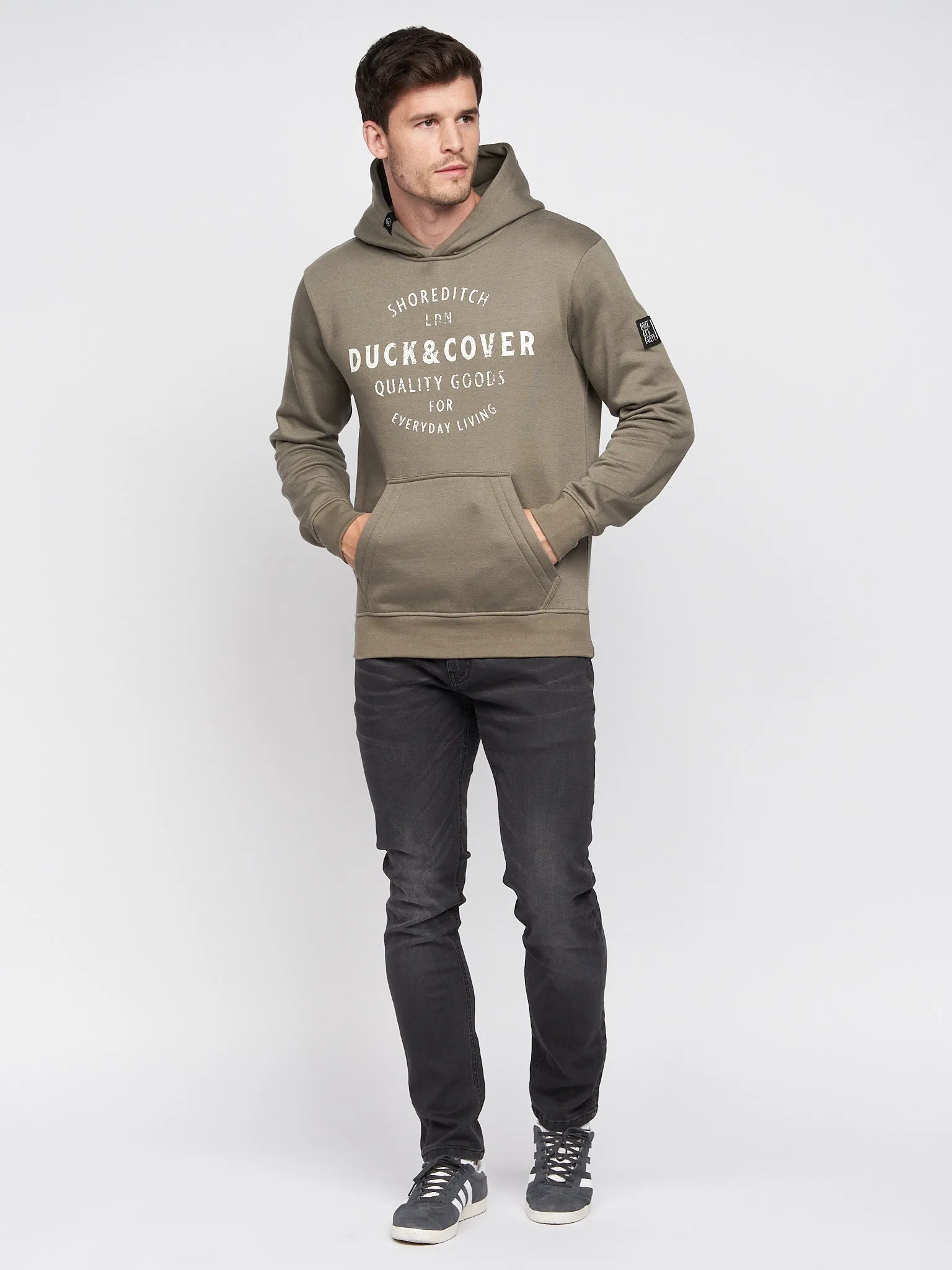 Stocktons Hoodie Forest Green sold by Duck and Cover product image thumbnail 2