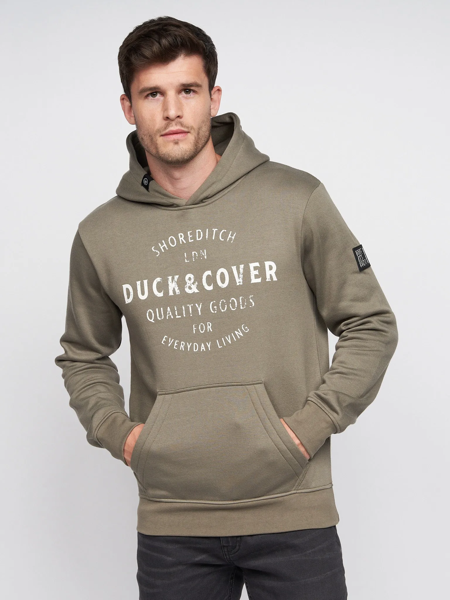 Stocktons Hoodie Forest Green sold by Duck and Cover