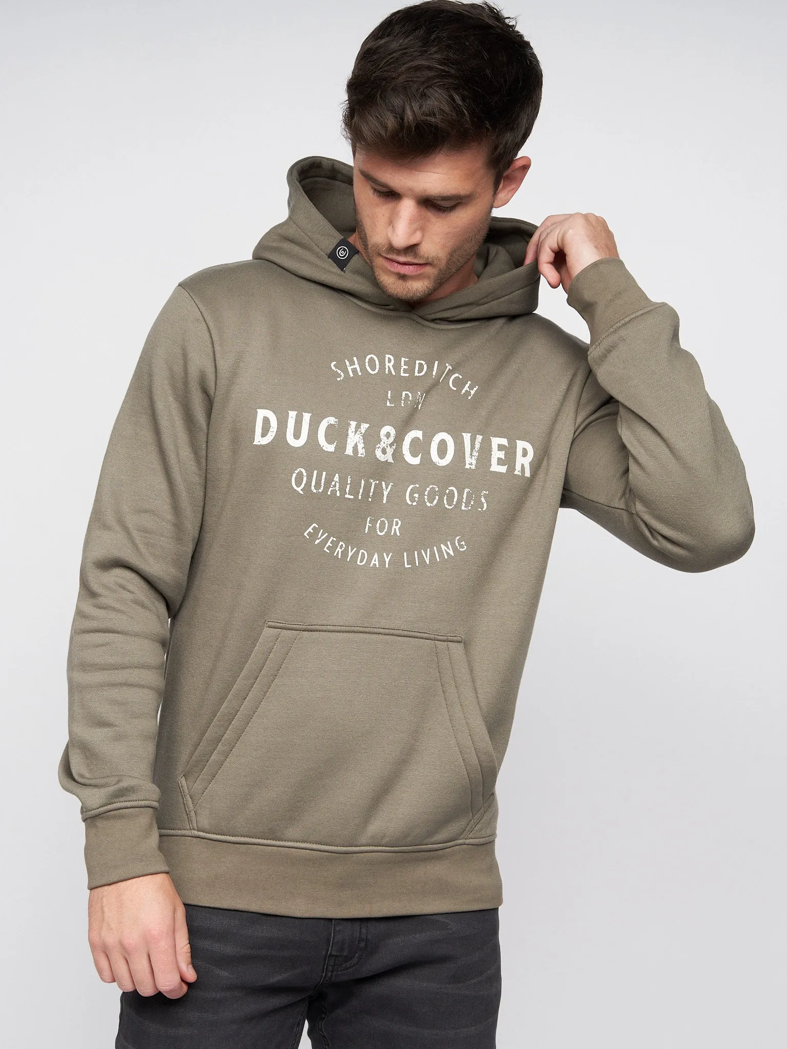 Stocktons Hoodie Forest Green sold by Duck and Cover product image thumbnail 3