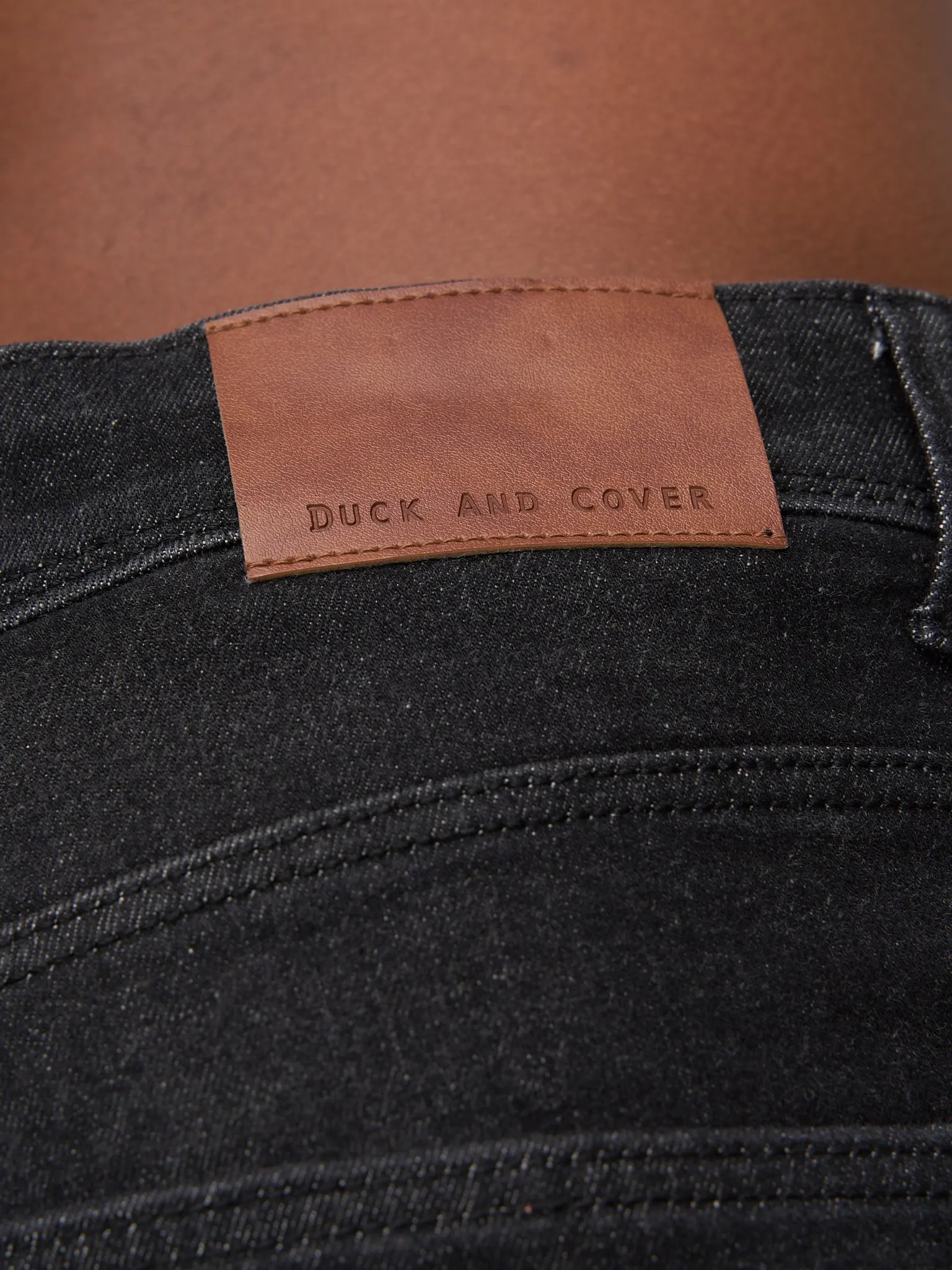 Mustone Denim Shorts Black Wash sold by Duck and Cover product image thumbnail 5