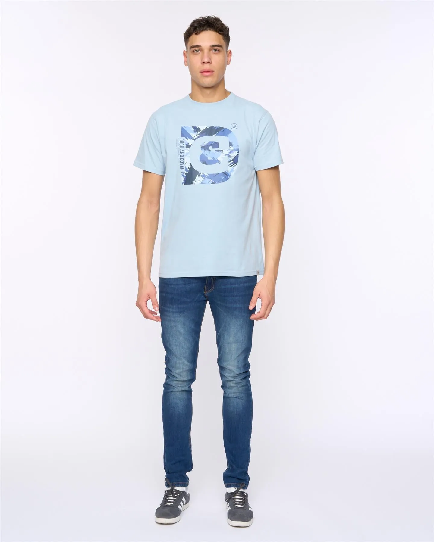 Deecee T-Shirt Sky Blue sold by Duck and Cover product image thumbnail 3