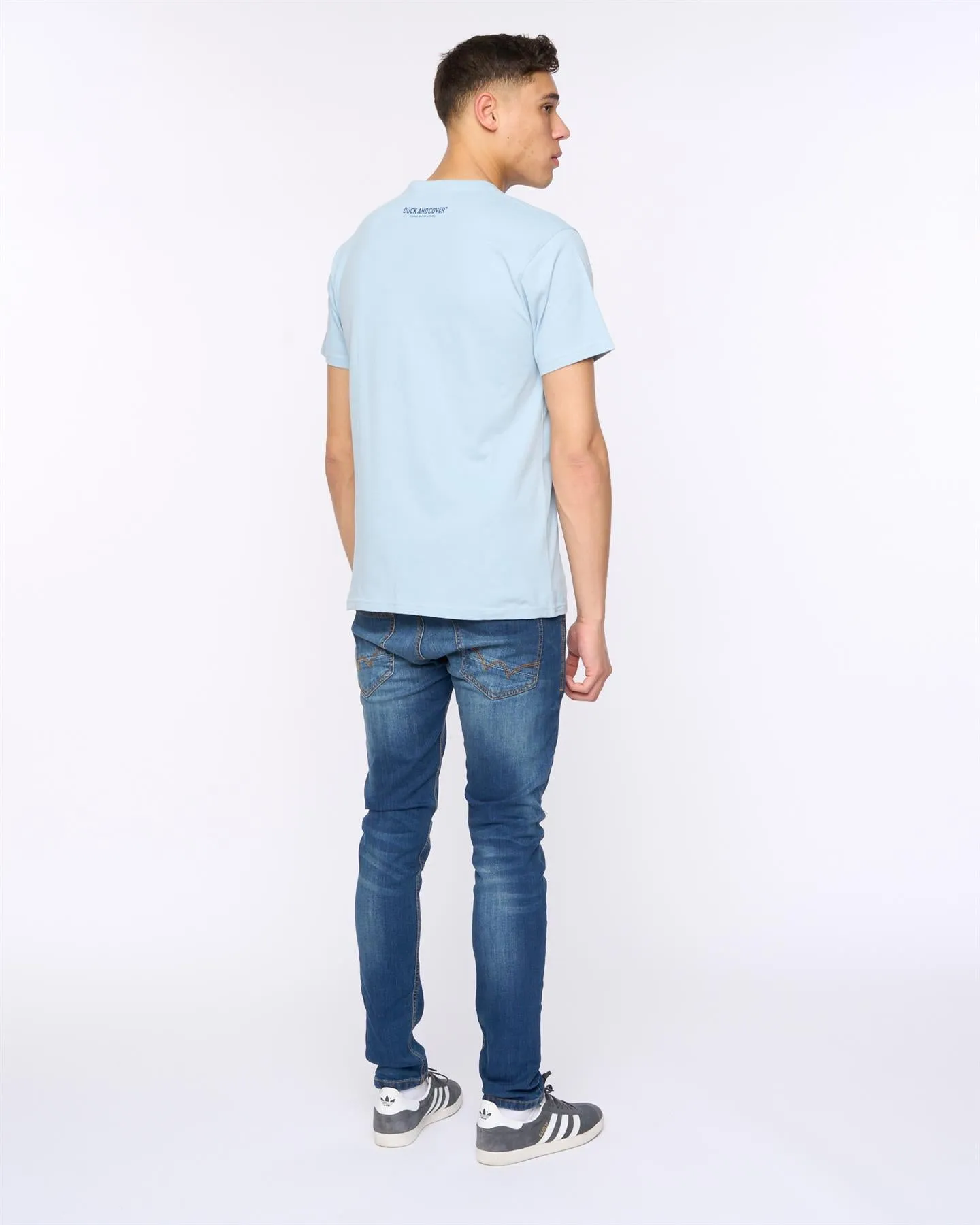 Deecee T-Shirt Sky Blue sold by Duck and Cover product image thumbnail 4
