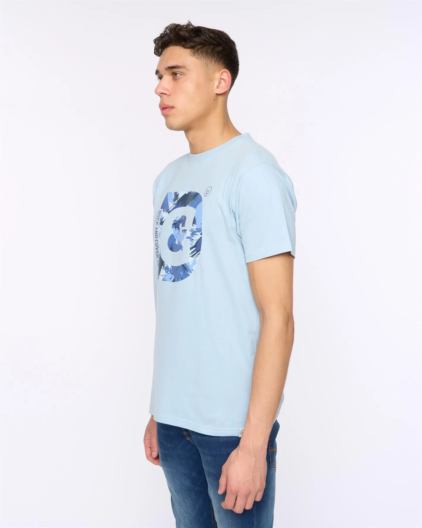 Deecee T-Shirt Sky Blue sold by Duck and Cover product image thumbnail 2