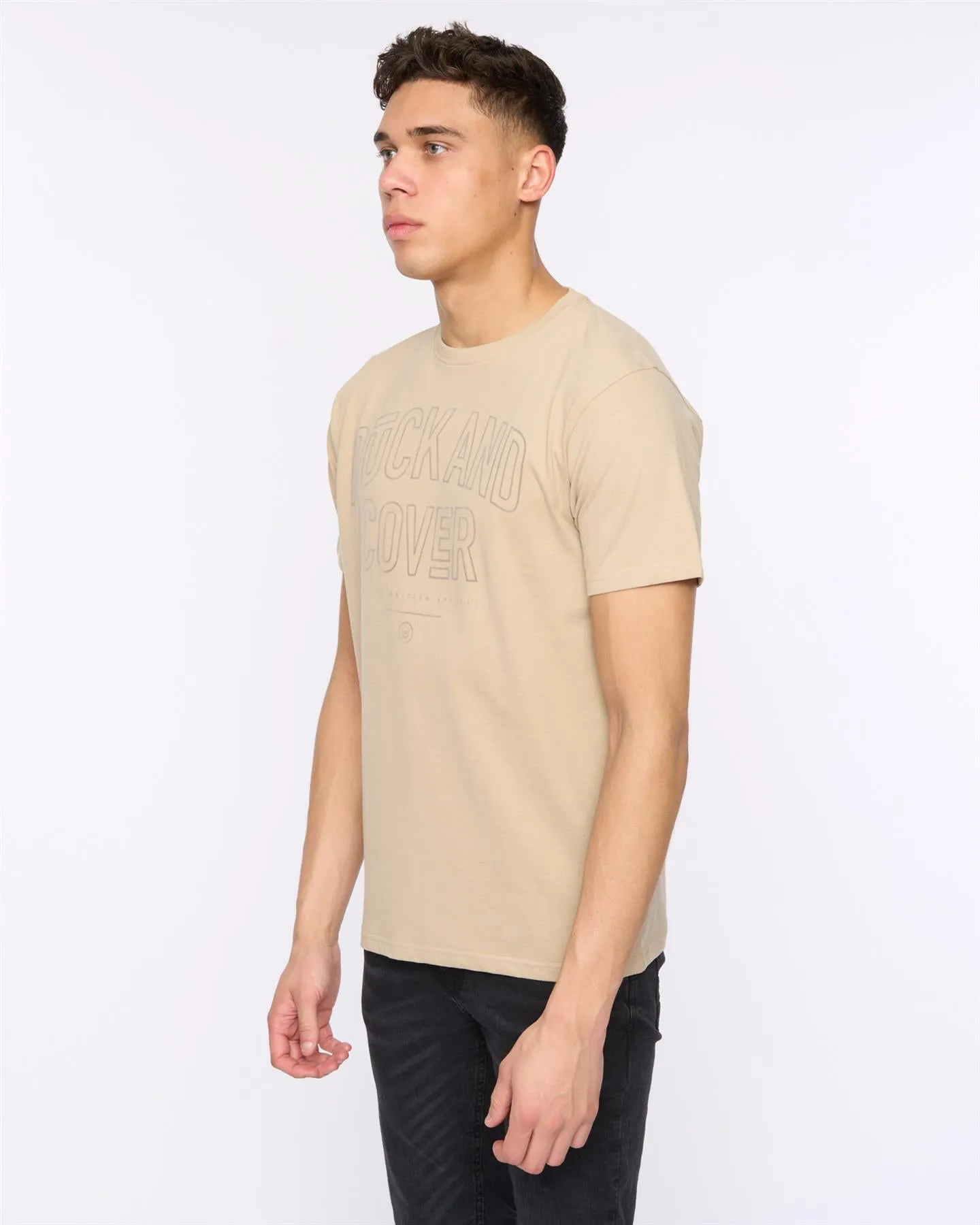 Lemonport T-Shirt Greige sold by Duck and Cover product image thumbnail 2