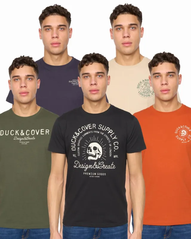 Mullbarry T-Shirts 5pk Assorted made by Duck and Cover