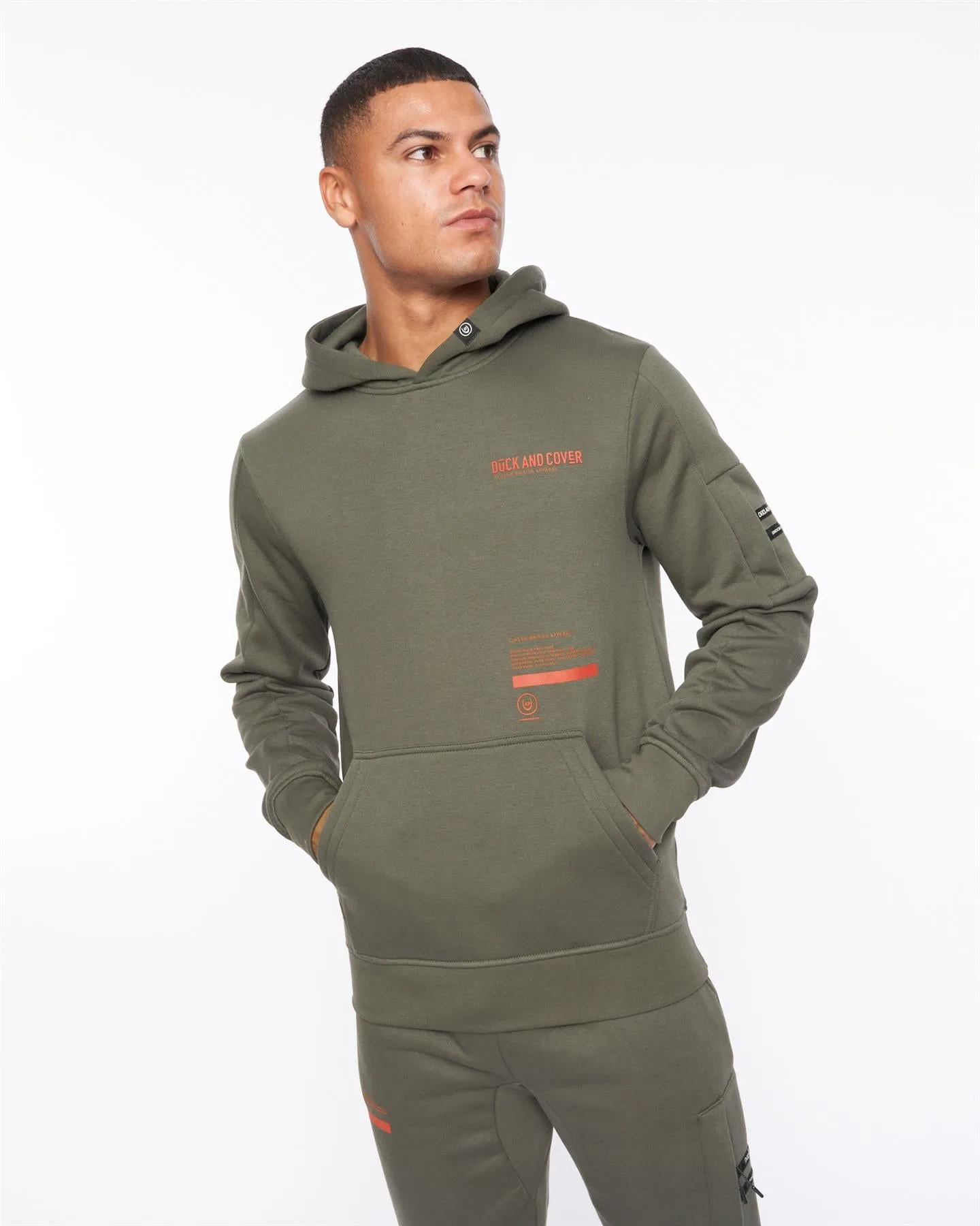 Heningys Hoodie & Joggers Set Olive sold by Duck and Cover product image thumbnail 4