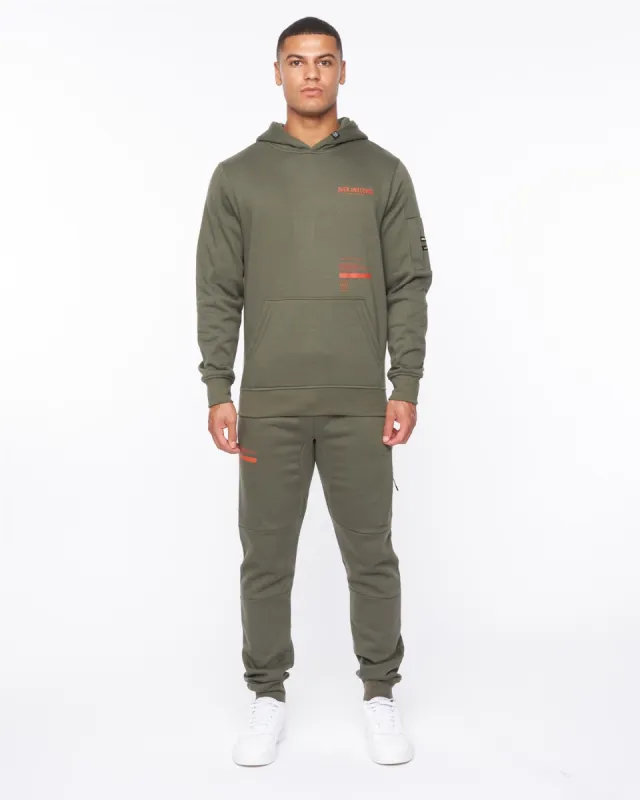 Heningys  Hoodie & Joggers Set Olive sold by Duck and Cover