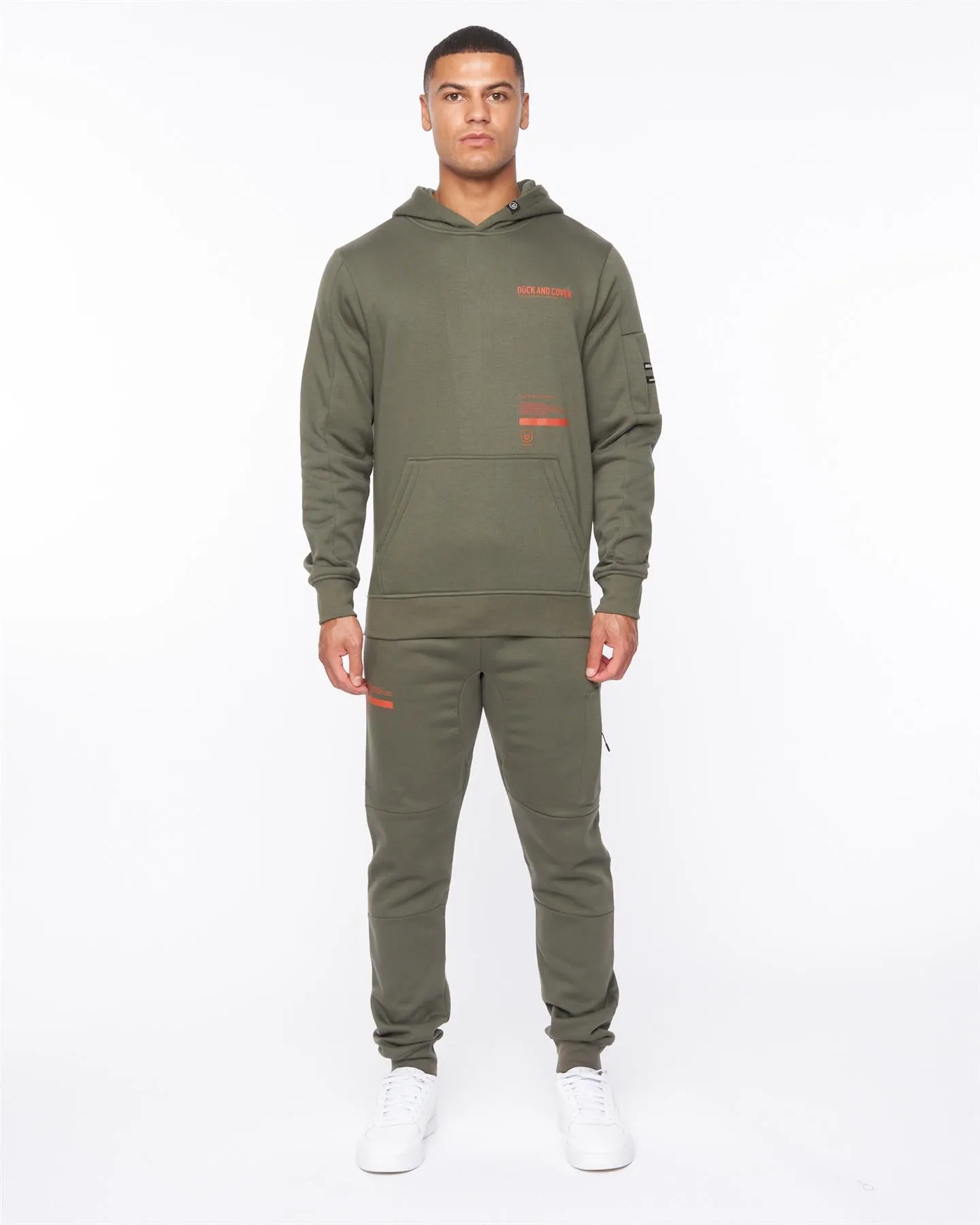 Heningys Hoodie & Joggers Set Olive sold by Duck and Cover