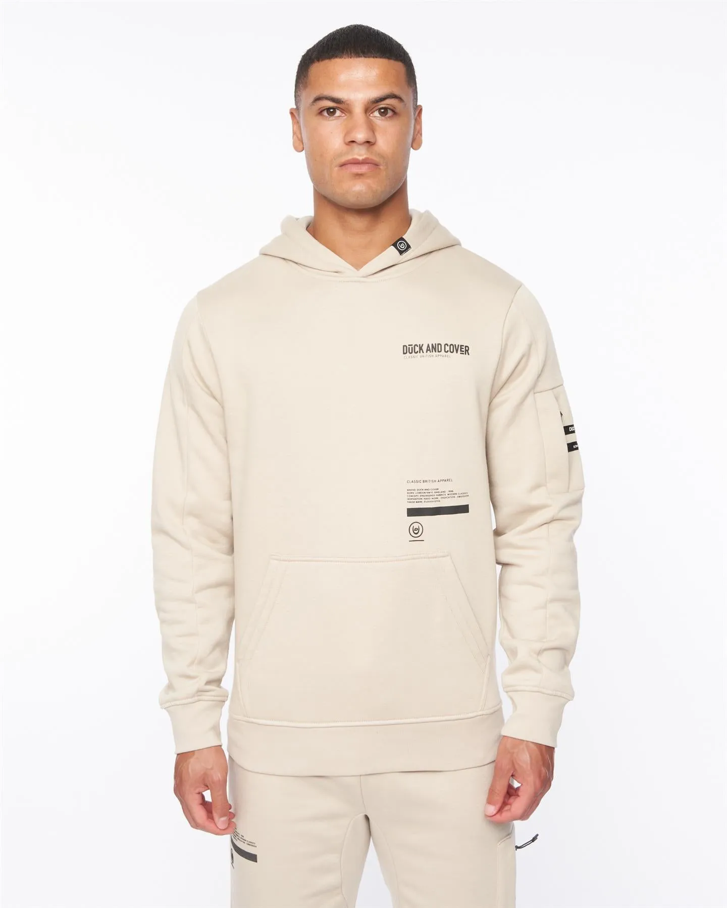 Heningys Hoodie & Joggers Set Greige sold by Duck and Cover product image thumbnail 3