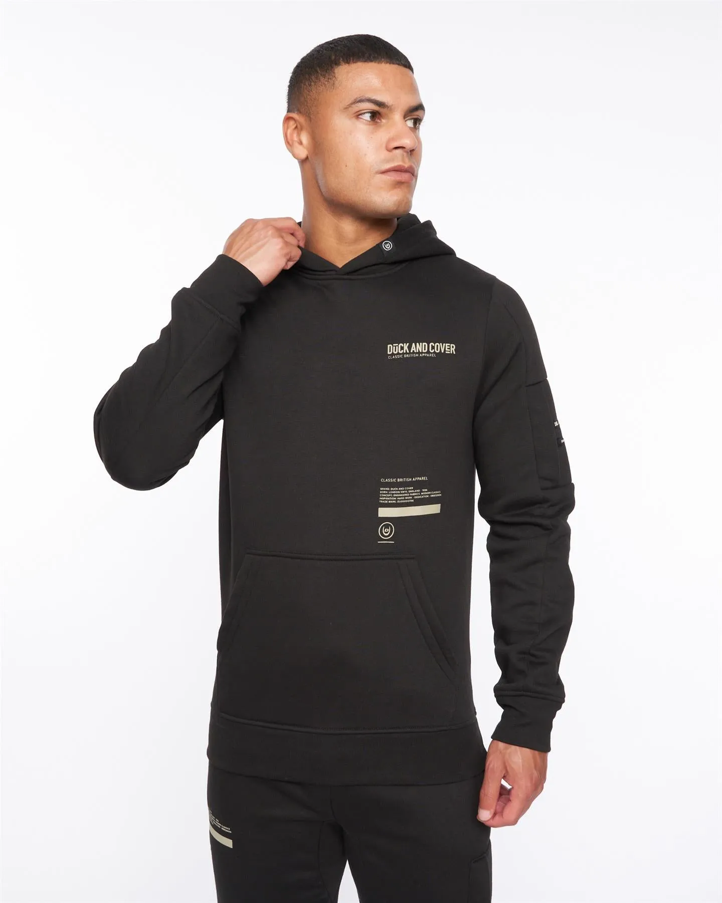 Heningys Hoodie & Joggers Set Black sold by Duck and Cover product image thumbnail 4