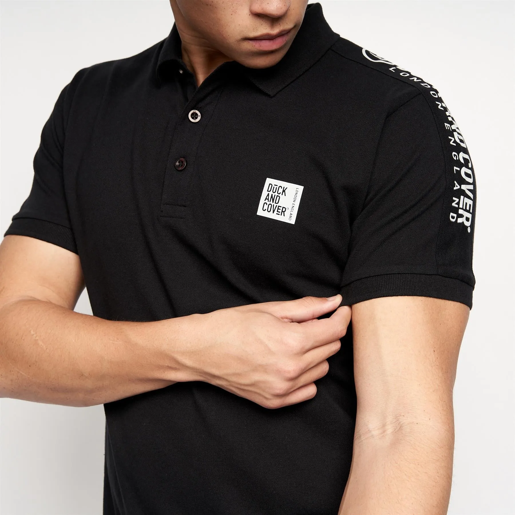 Stelaire Polo Black sold by Duck and Cover product image thumbnail 4