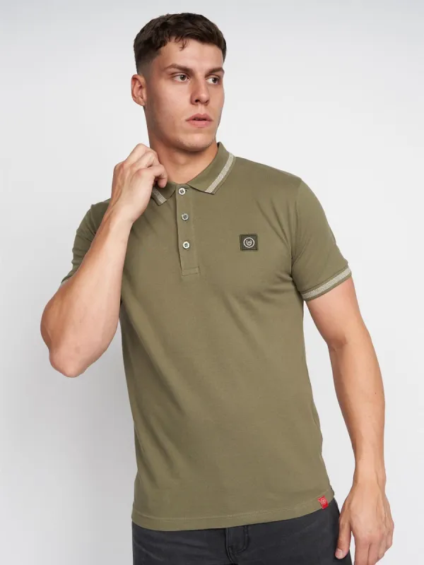 Feltar Polo Olive made by Duck and Cover