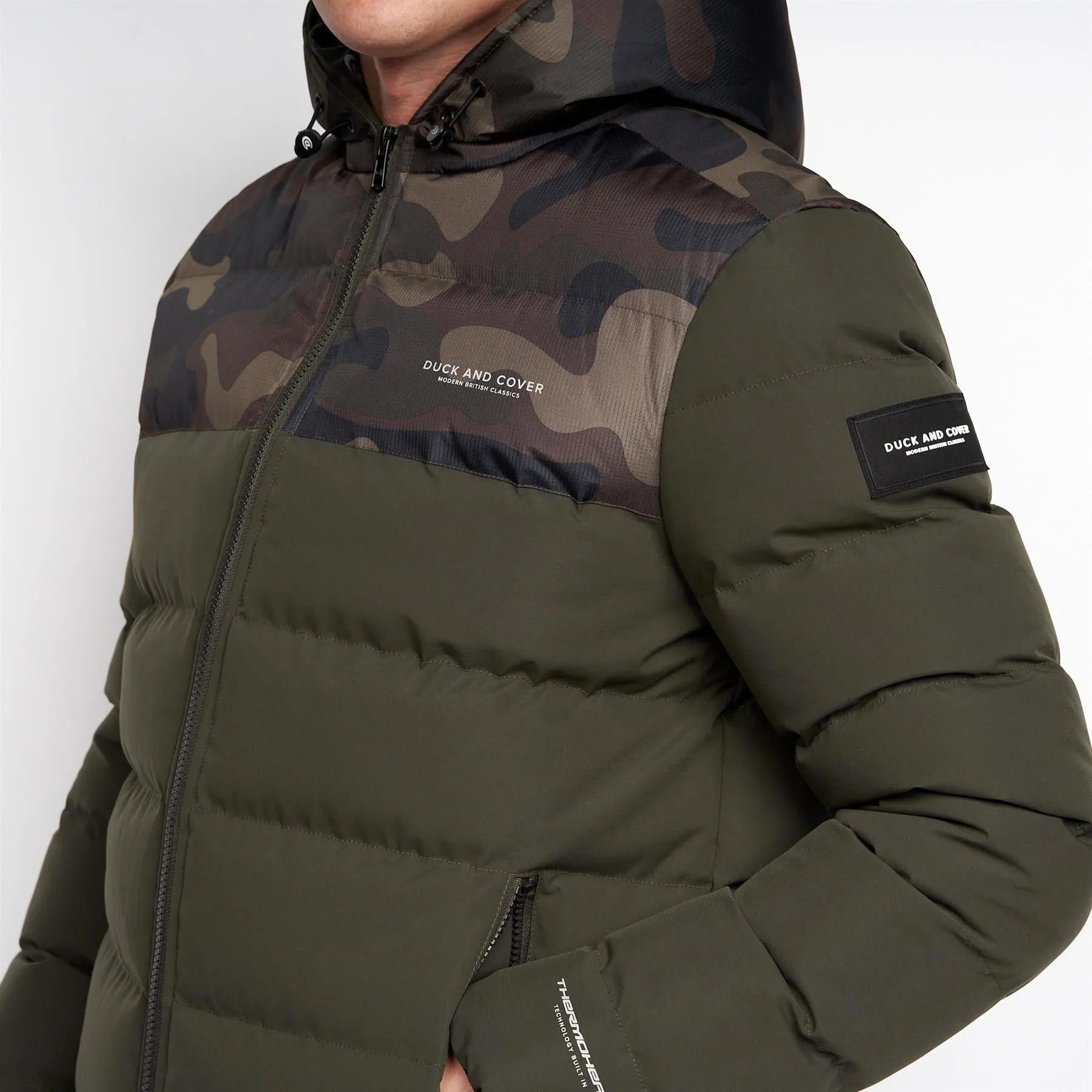 Blenfield Quilted Jacket Forest Camo sold by Duck and Cover product image thumbnail 5