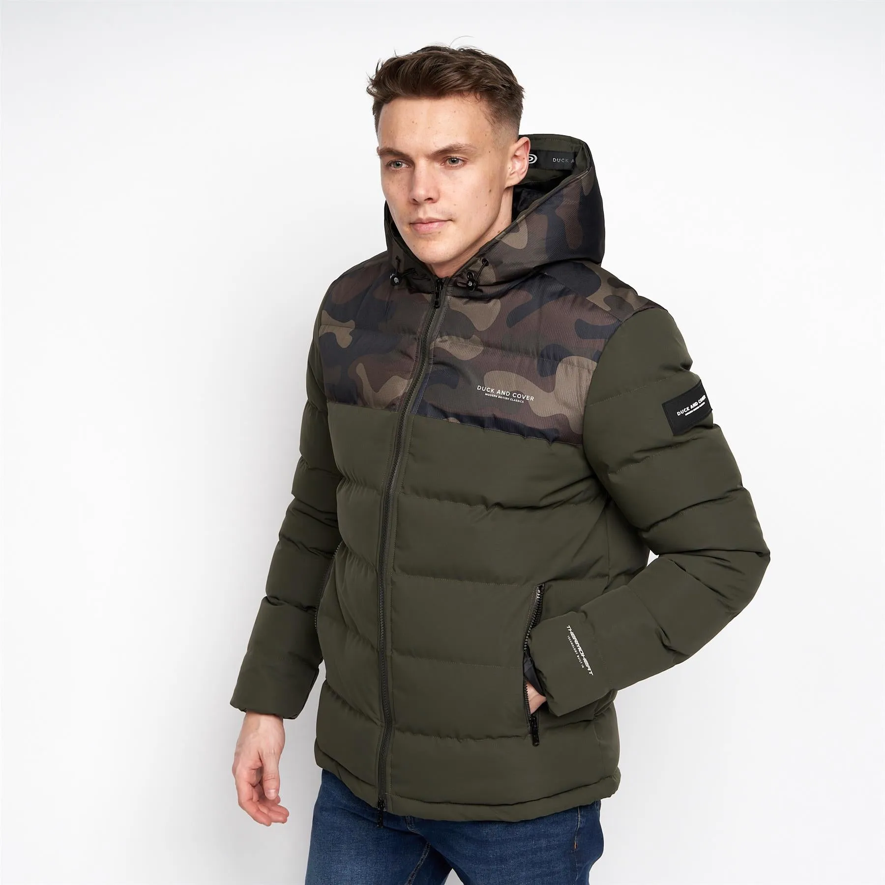Blenfield Quilted Jacket Forest Camo sold by Duck and Cover product image thumbnail 2