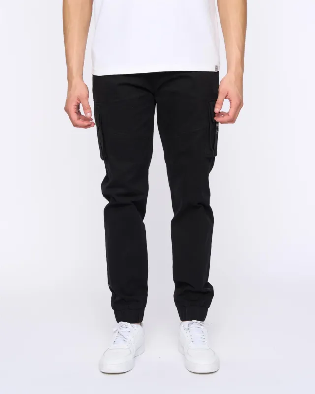 Chemmer Woven Jog Pants Black sold by Duck and Cover