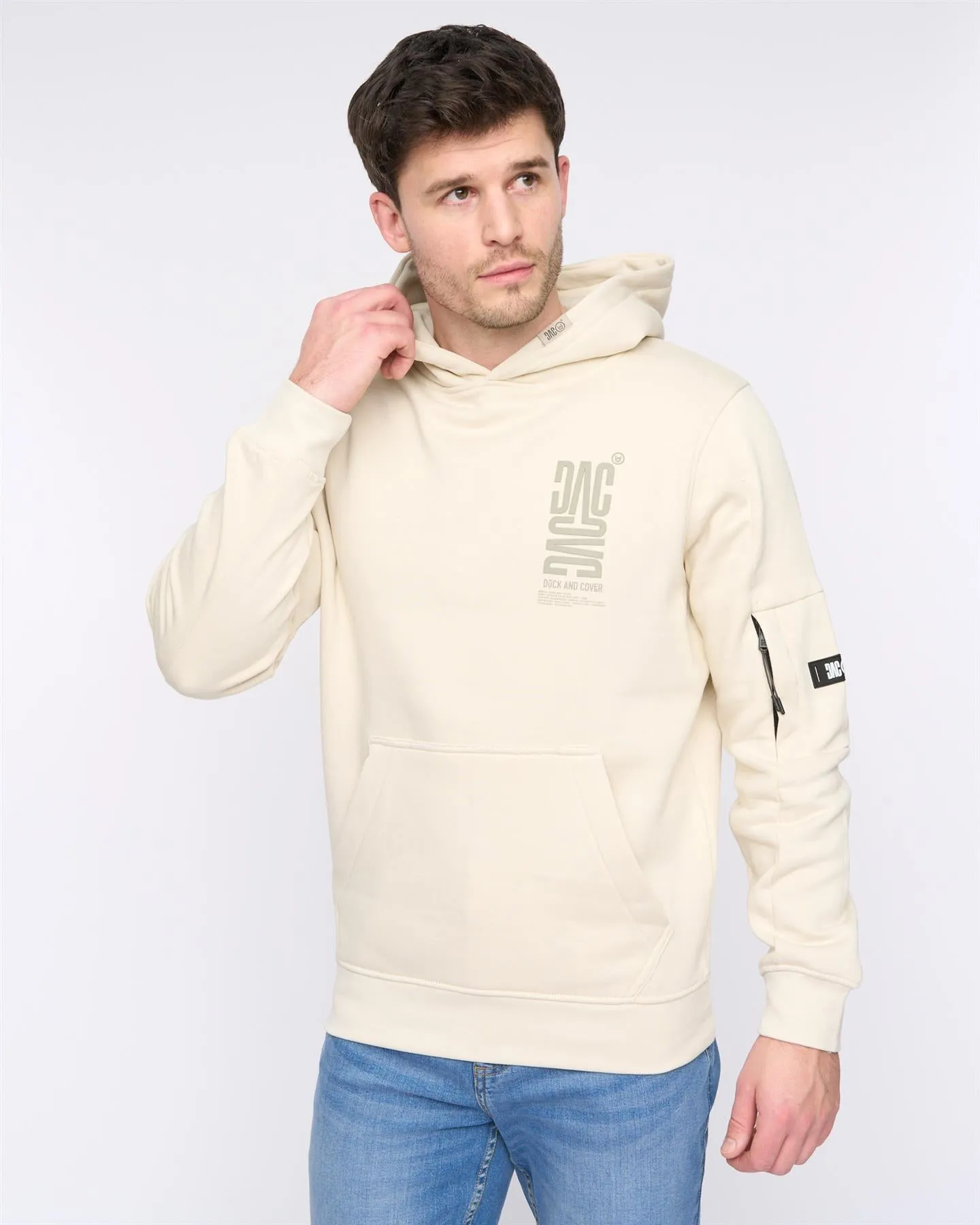Tremake Hoodie Light Sage sold by Duck and Cover product image thumbnail 2