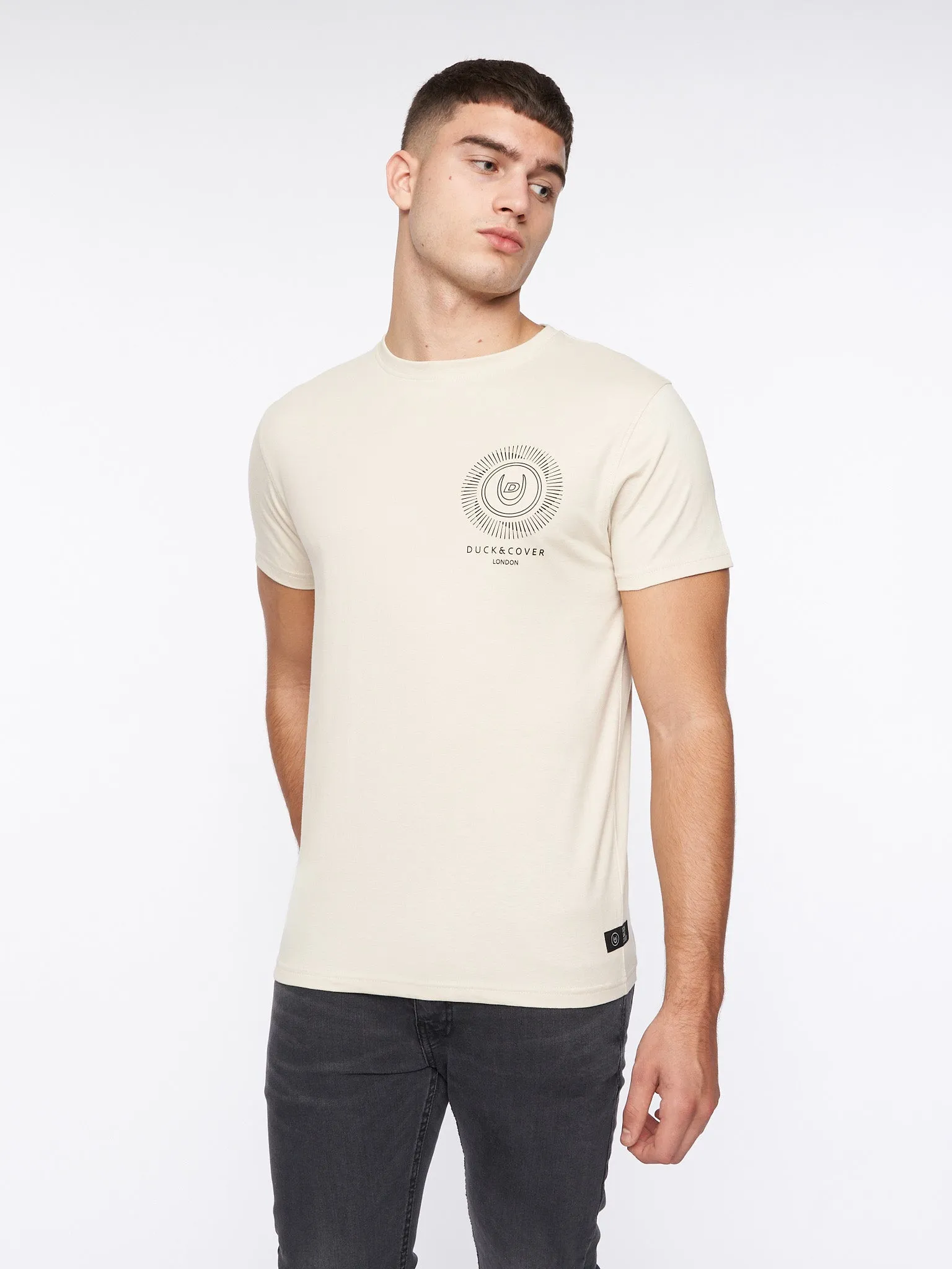 Swirla T-Shirt Ecru sold by Duck and Cover product image thumbnail 4