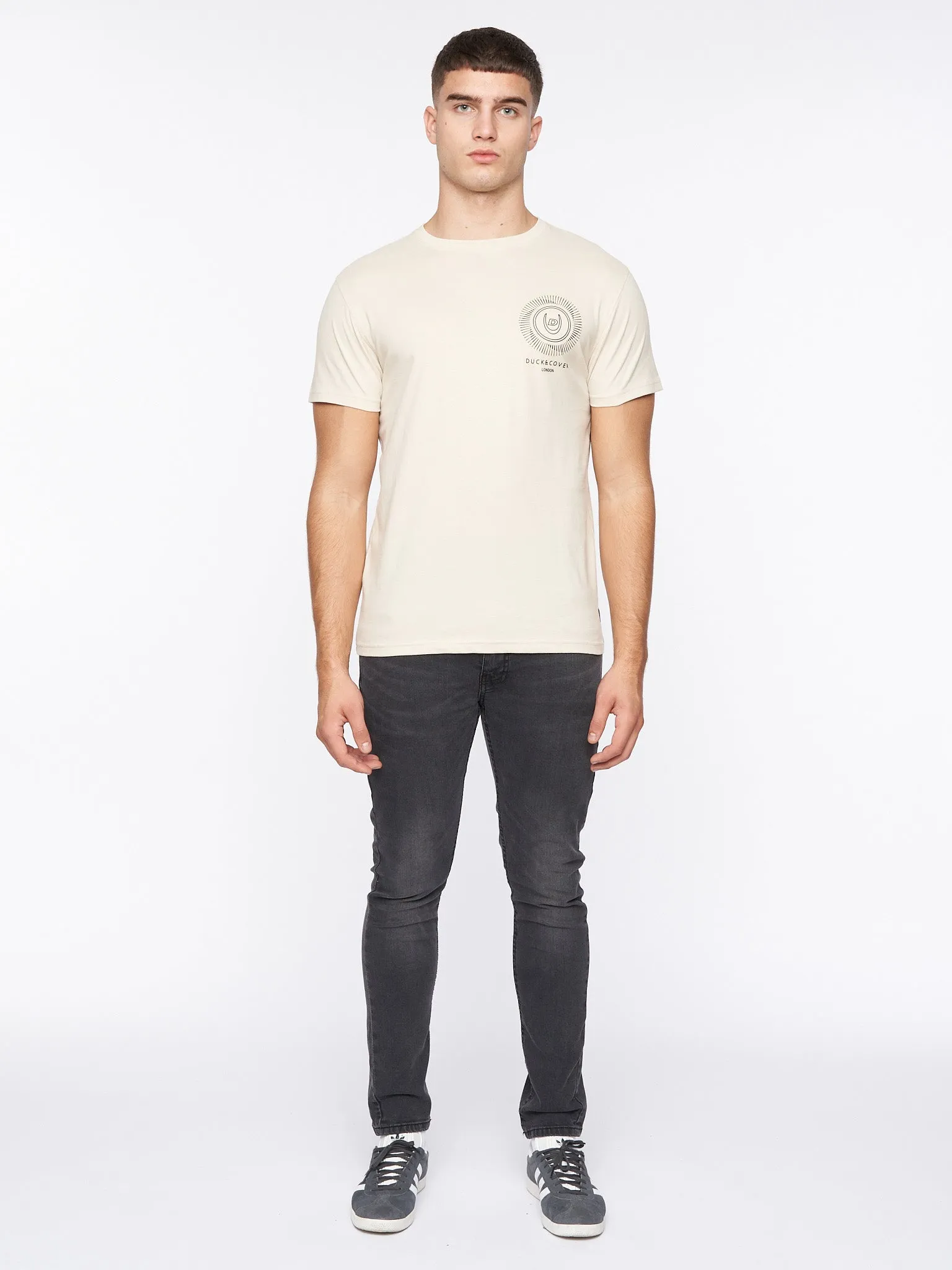 Swirla T-Shirt Ecru sold by Duck and Cover product image thumbnail 2