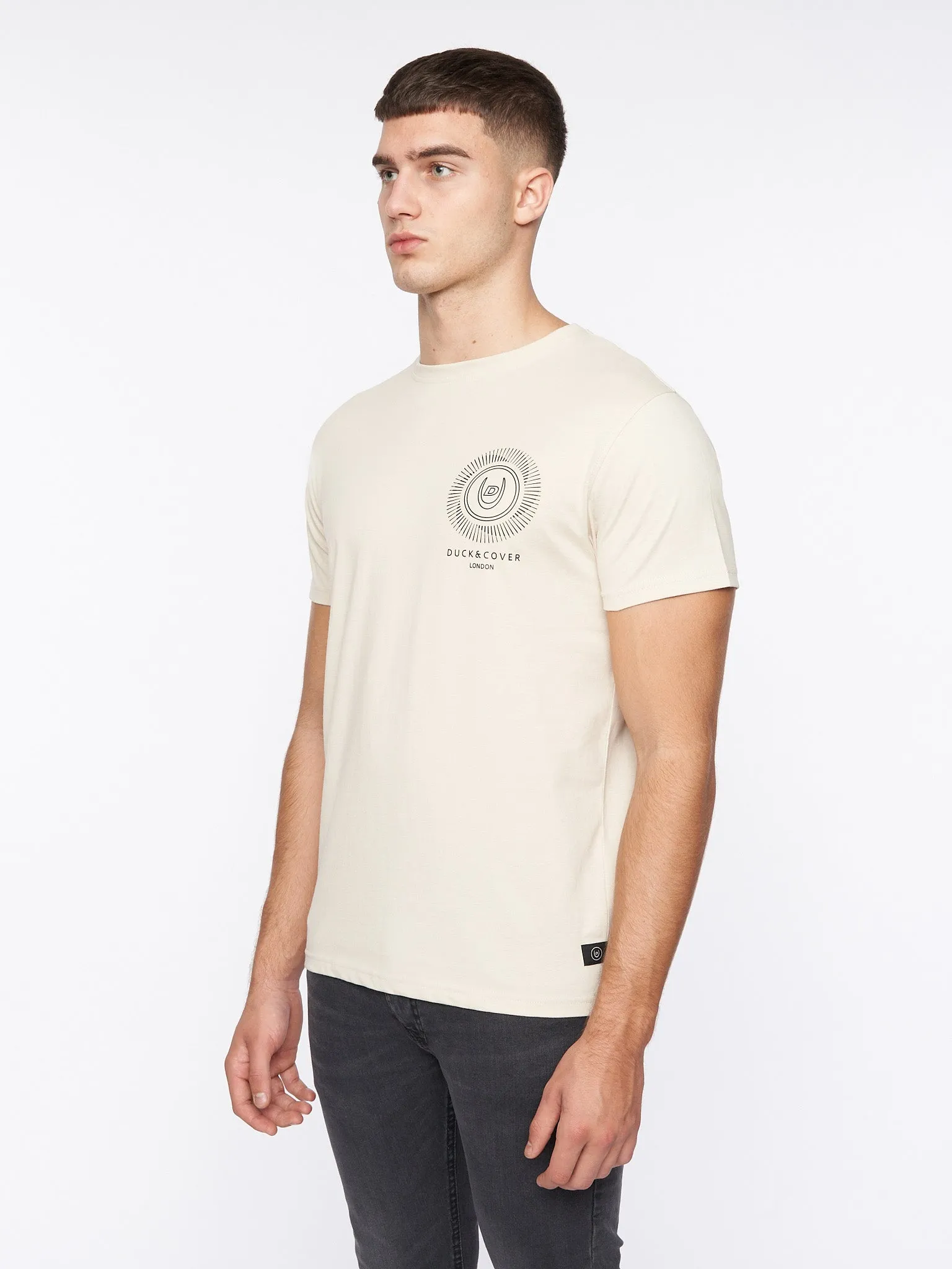 Swirla T-Shirt Ecru sold by Duck and Cover product image thumbnail 3