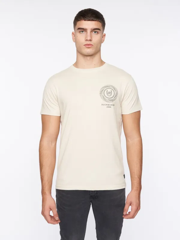 Swirla T-Shirt Ecru sold by Duck and Cover