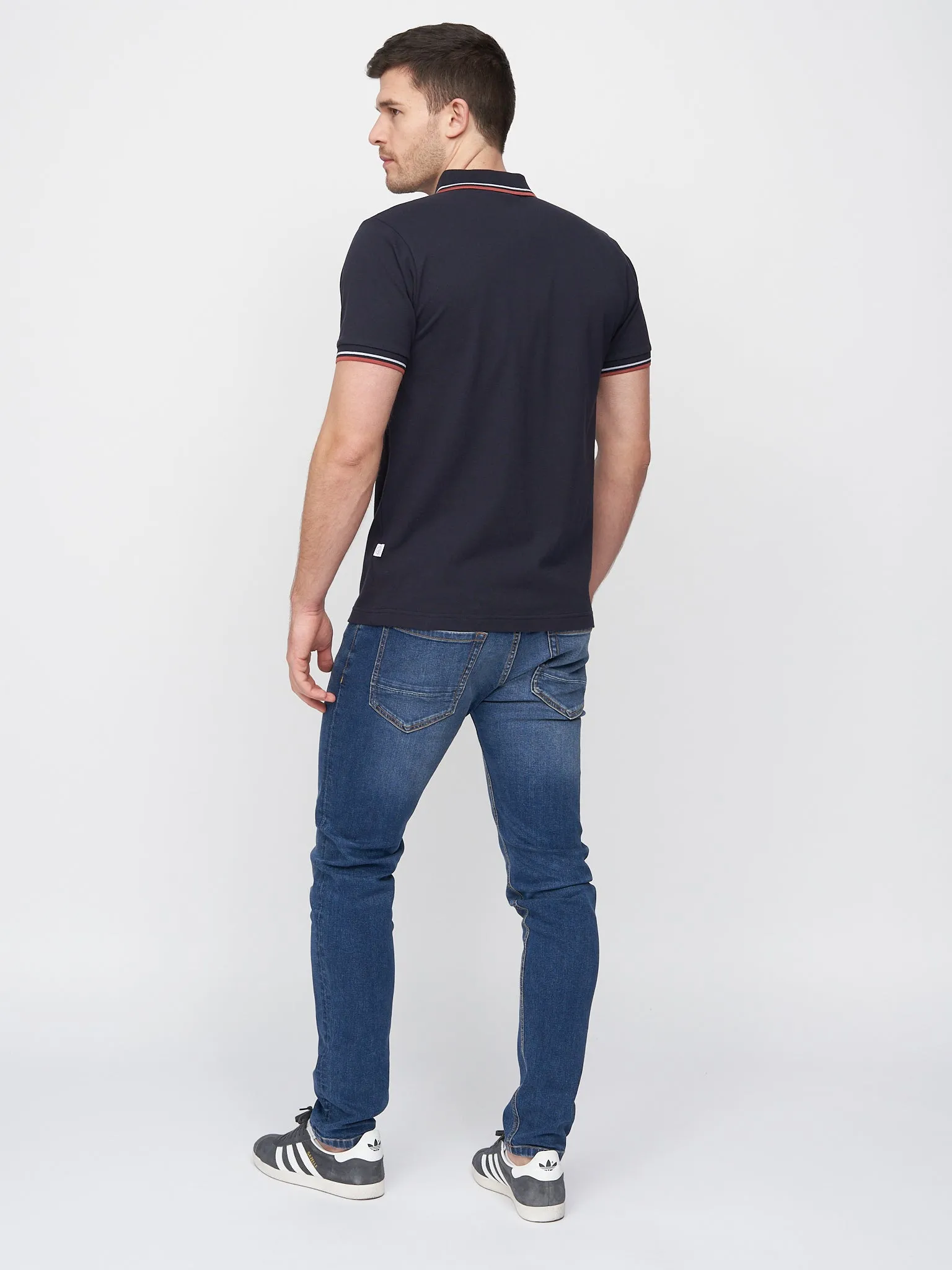 Hendamore Polo Navy sold by Duck and Cover product image thumbnail 5