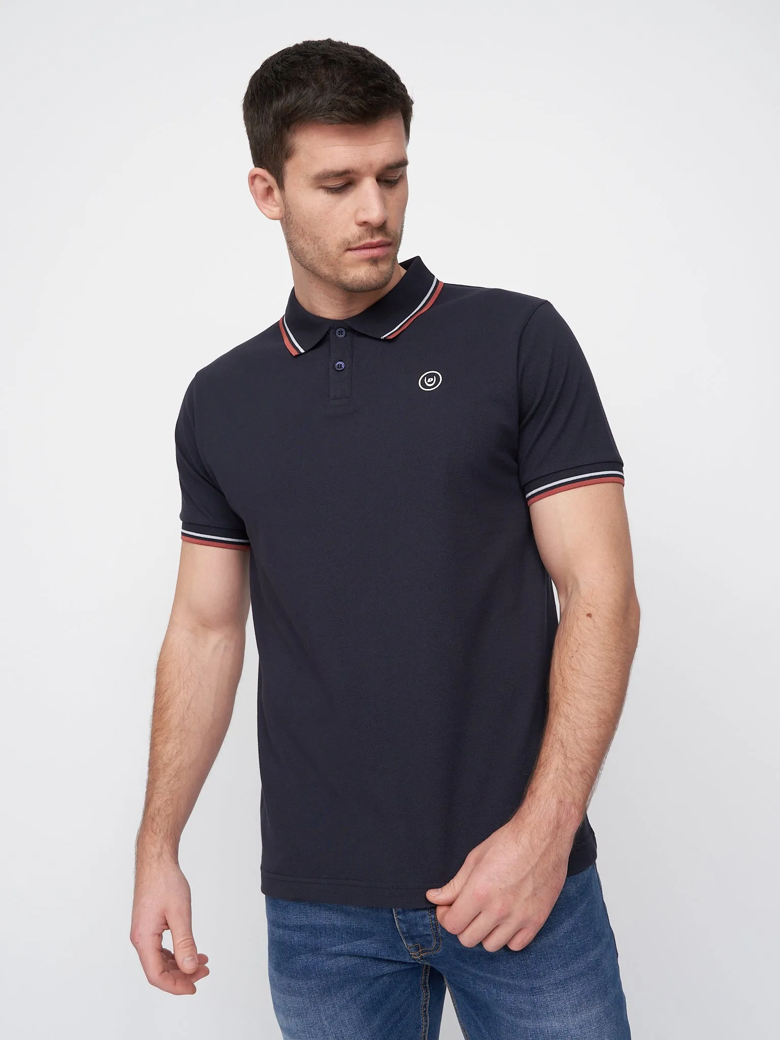 Hendamore Polo Navy sold by Duck and Cover product image thumbnail 2