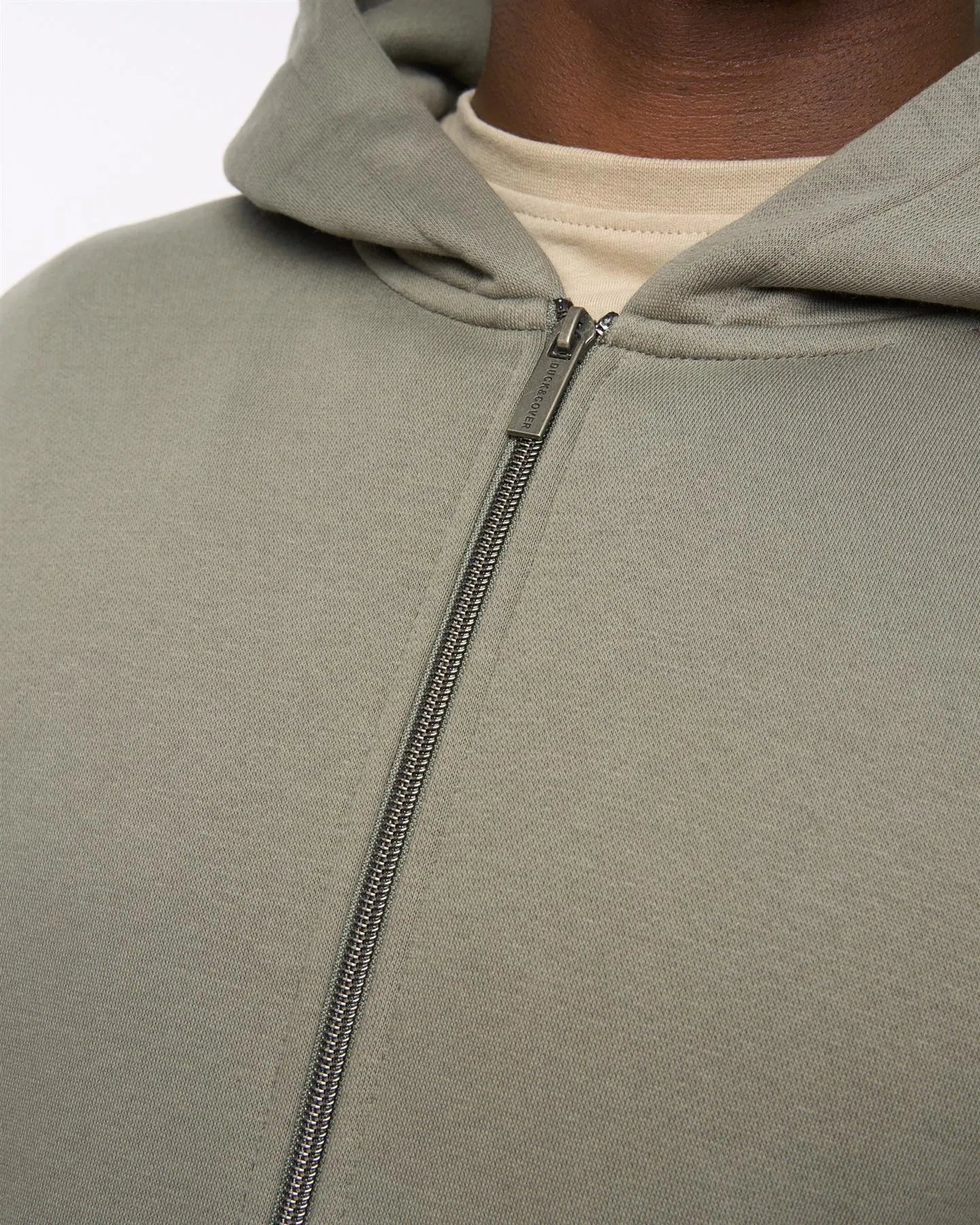 Chemtars Zip Thru Hoodie Green Slate sold by Duck and Cover product image thumbnail 5