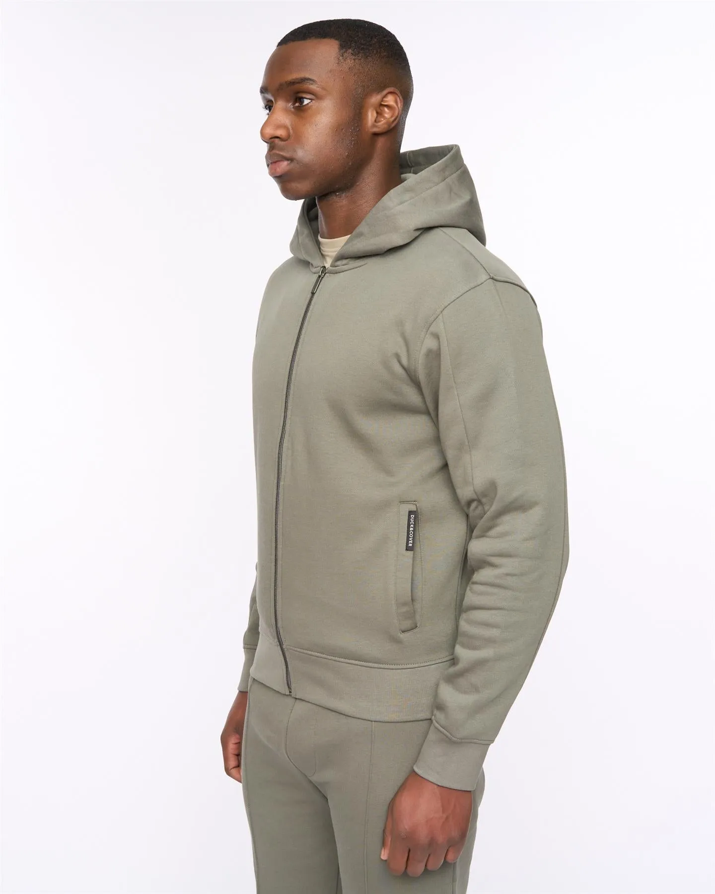 Chemtars Zip Thru Hoodie Green Slate sold by Duck and Cover product image thumbnail 4