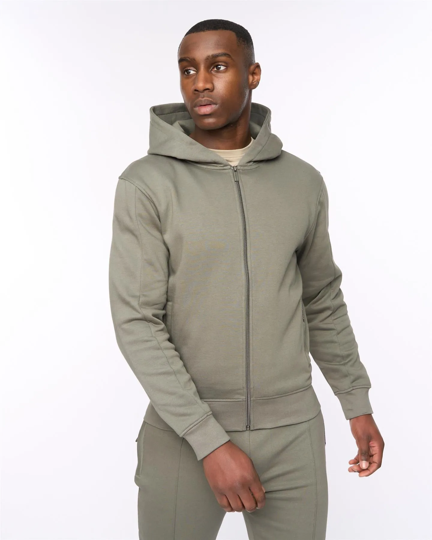 Chemtars Zip Thru Hoodie Green Slate sold by Duck and Cover product image thumbnail 2