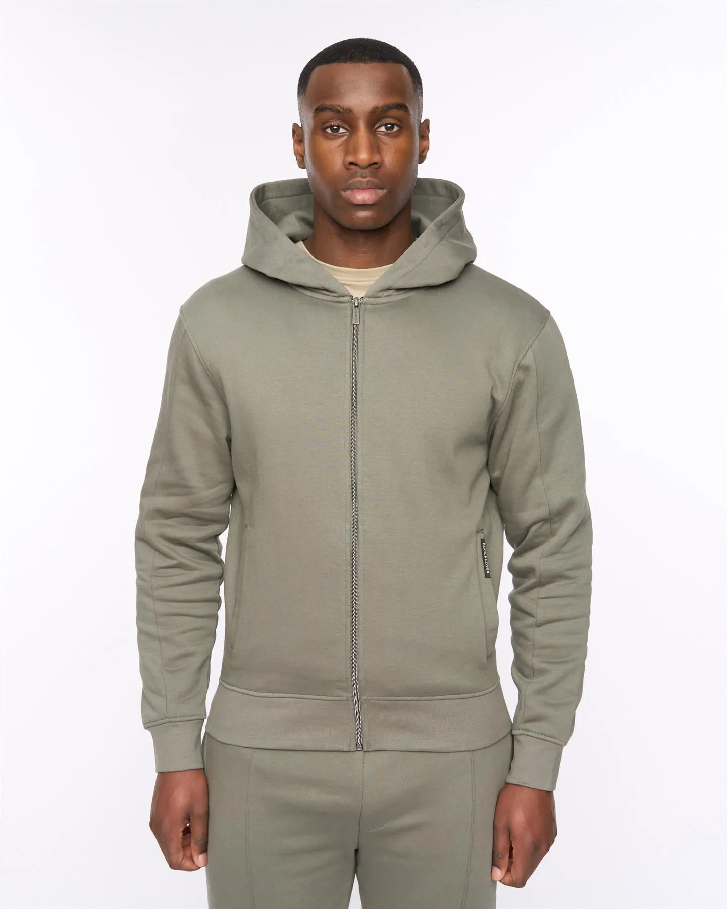 Chemtars Zip Thru Hoodie Green Slate sold by Duck and Cover