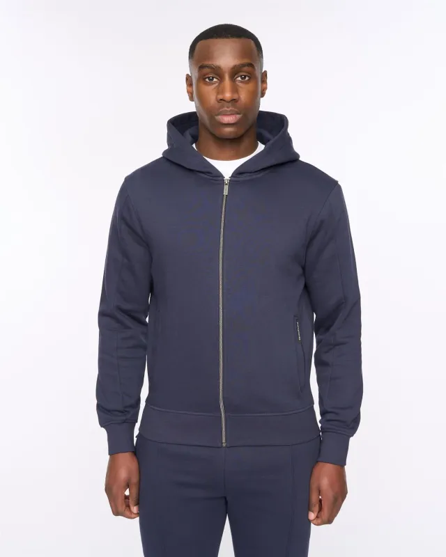 Chemtars Zip Thru Hoodie Navy sold by Duck and Cover