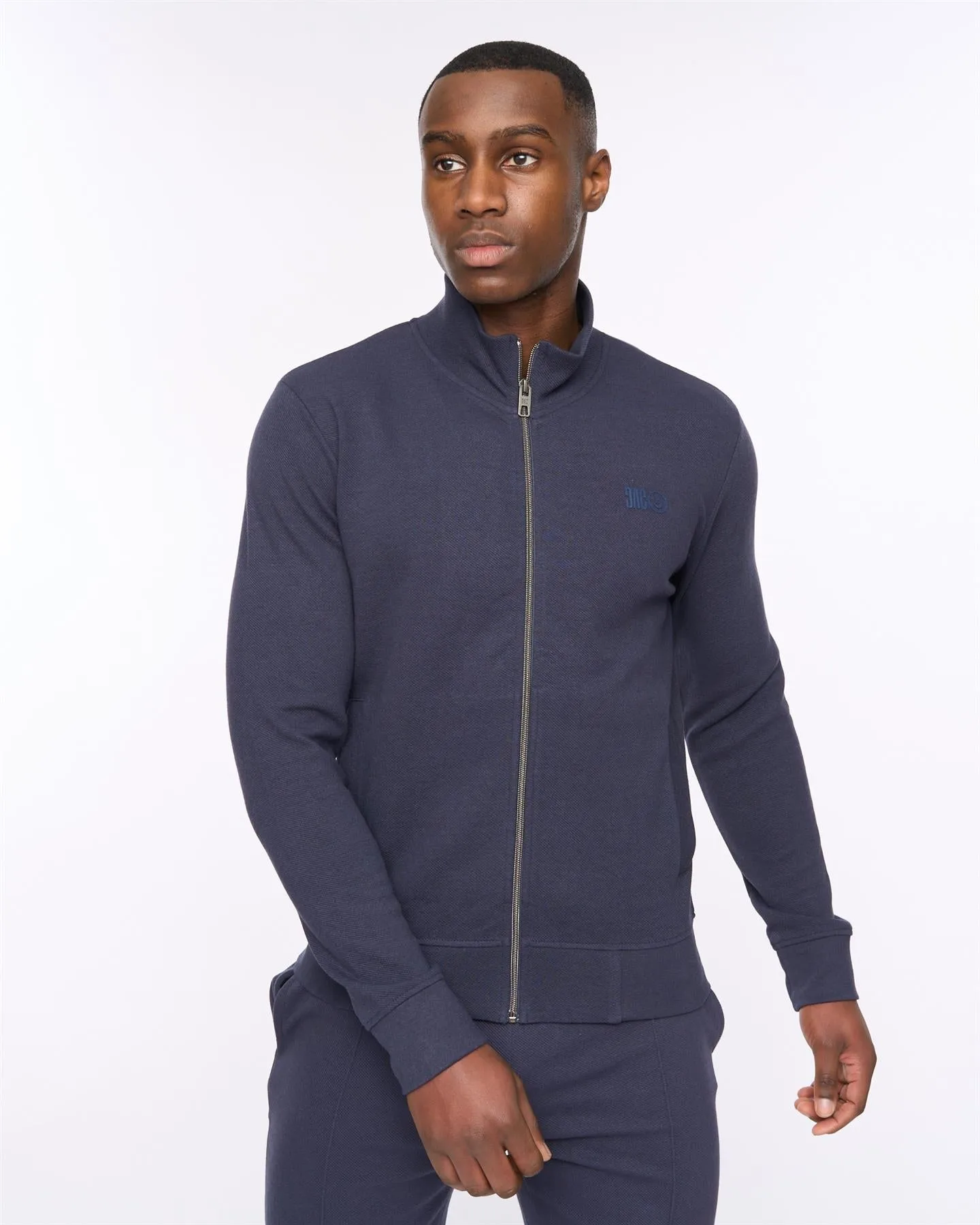 Hannings Zip Thru Dark Navy sold by Duck and Cover product image thumbnail 4