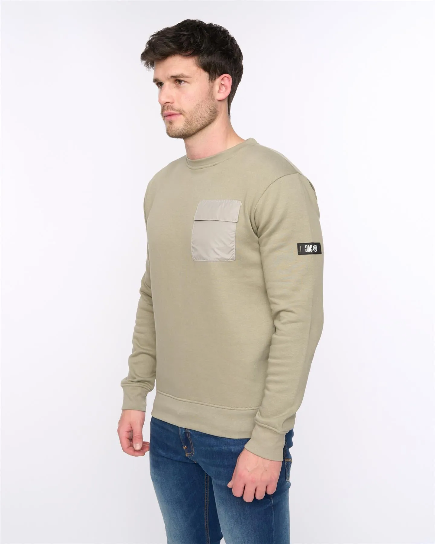 Trentforth Crew Sweat Sage sold by Duck and Cover product image thumbnail 4