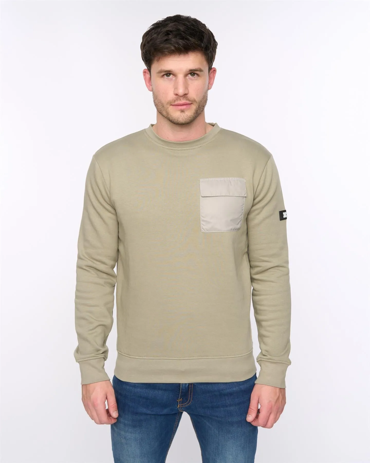 Trentforth Crew Sweat Sage sold by Duck and Cover