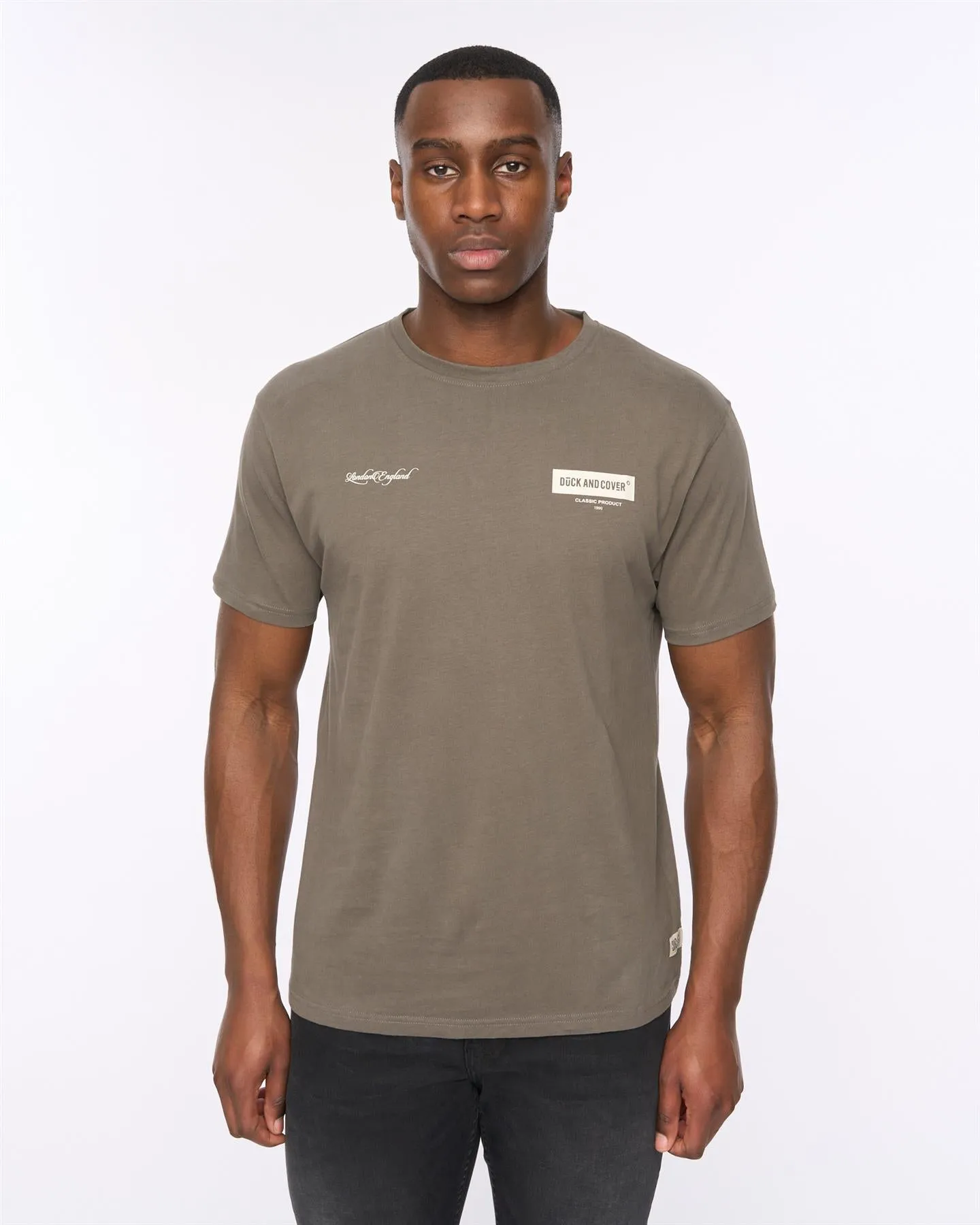 Mersak T-Shirt Dark Olive sold by Duck and Cover