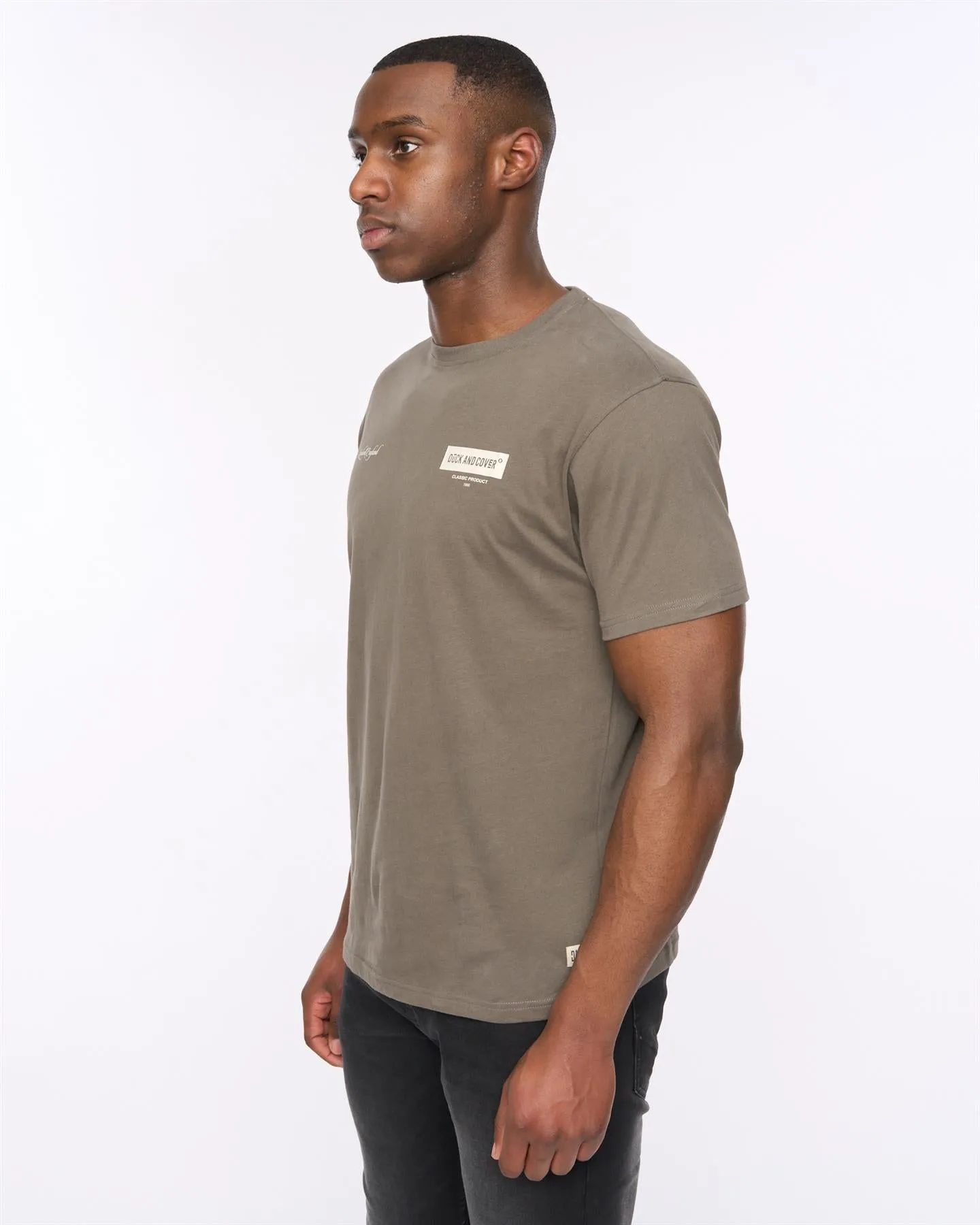 Mersak T-Shirt Dark Olive sold by Duck and Cover product image thumbnail 5