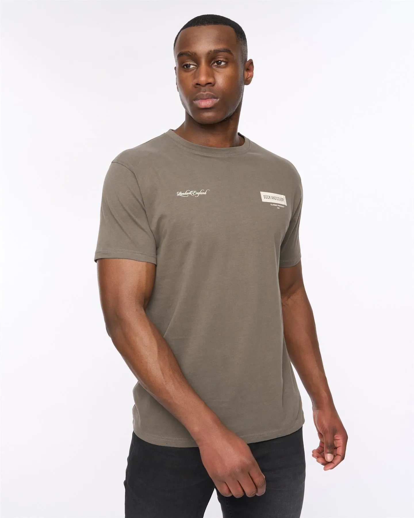 Mersak T-Shirt Dark Olive sold by Duck and Cover product image thumbnail 2