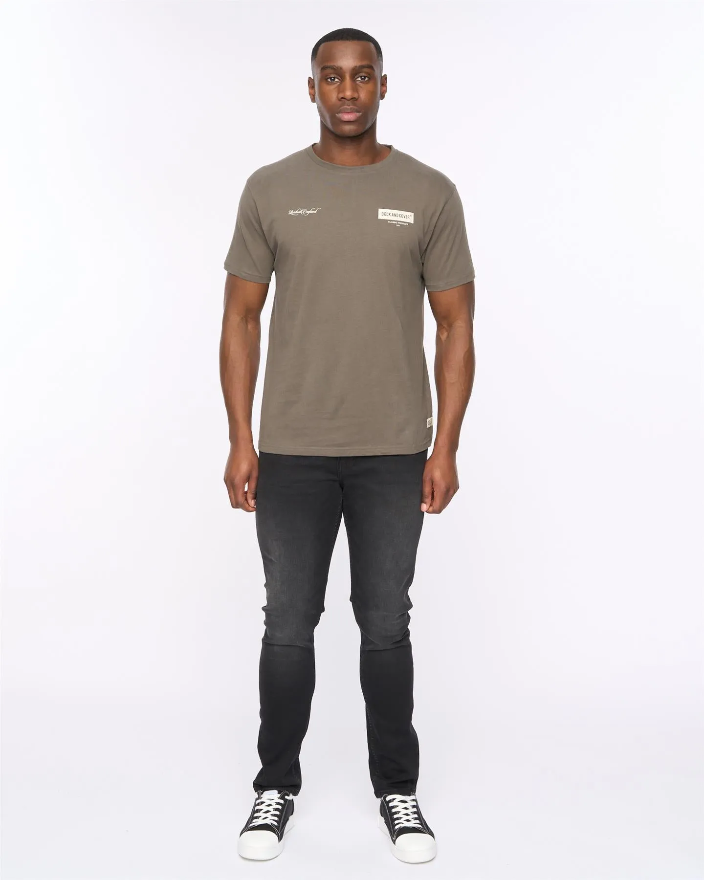 Mersak T-Shirt Dark Olive sold by Duck and Cover product image thumbnail 3