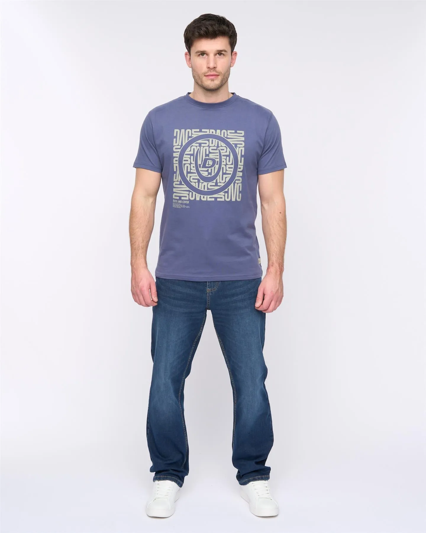 Pixalate T-Shirt Navy sold by Duck and Cover product image thumbnail 3