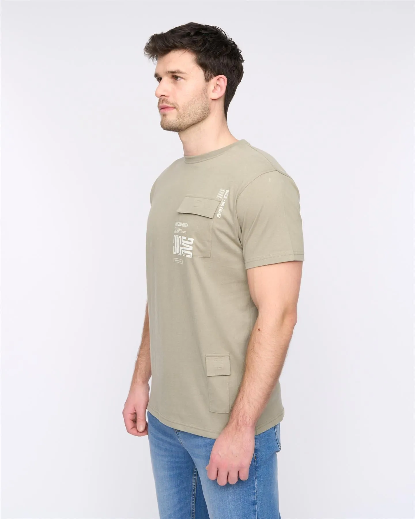 Trentflax T-Shirt Sage sold by Duck and Cover product image thumbnail 3