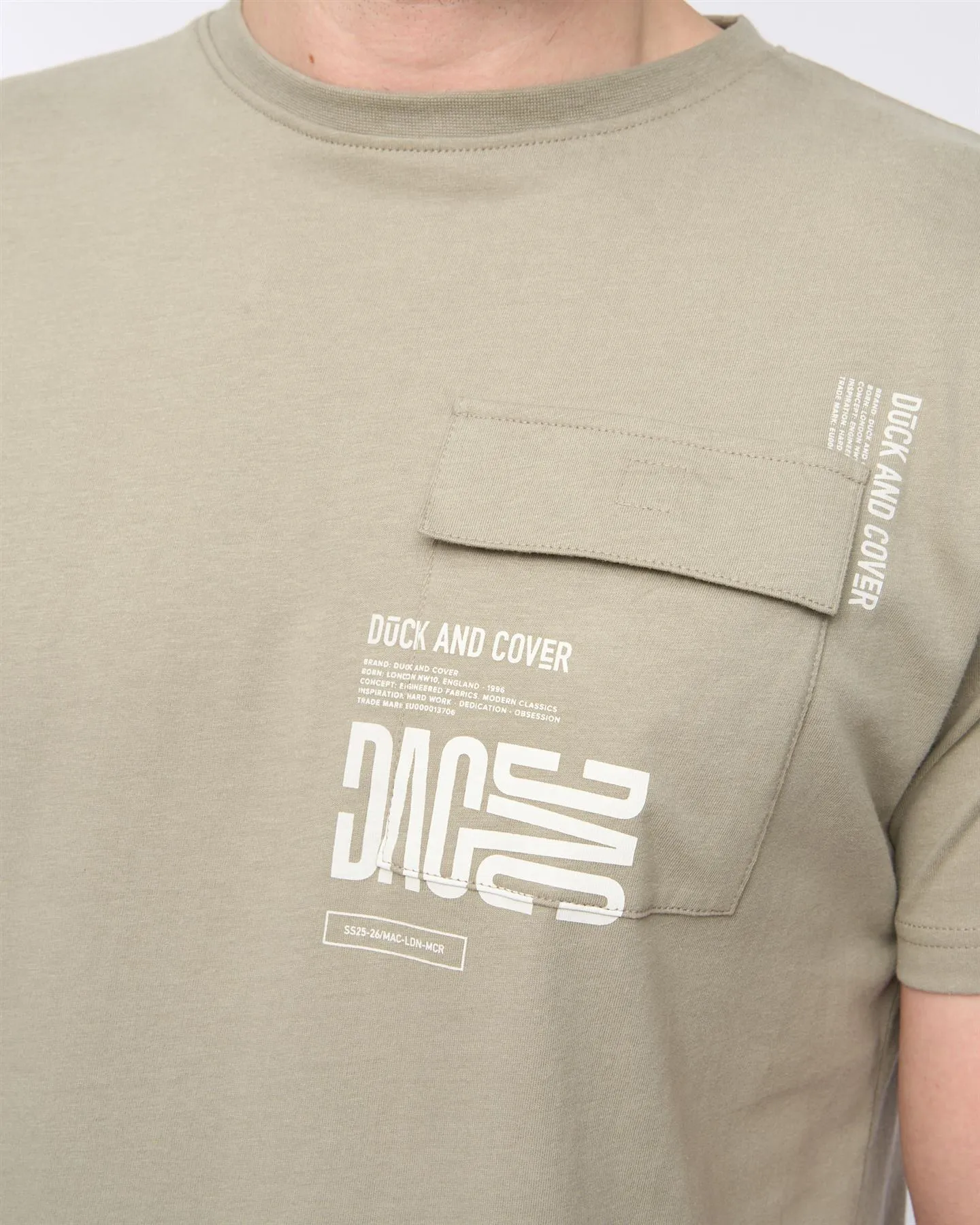 Trentflax T-Shirt Sage sold by Duck and Cover product image thumbnail 5