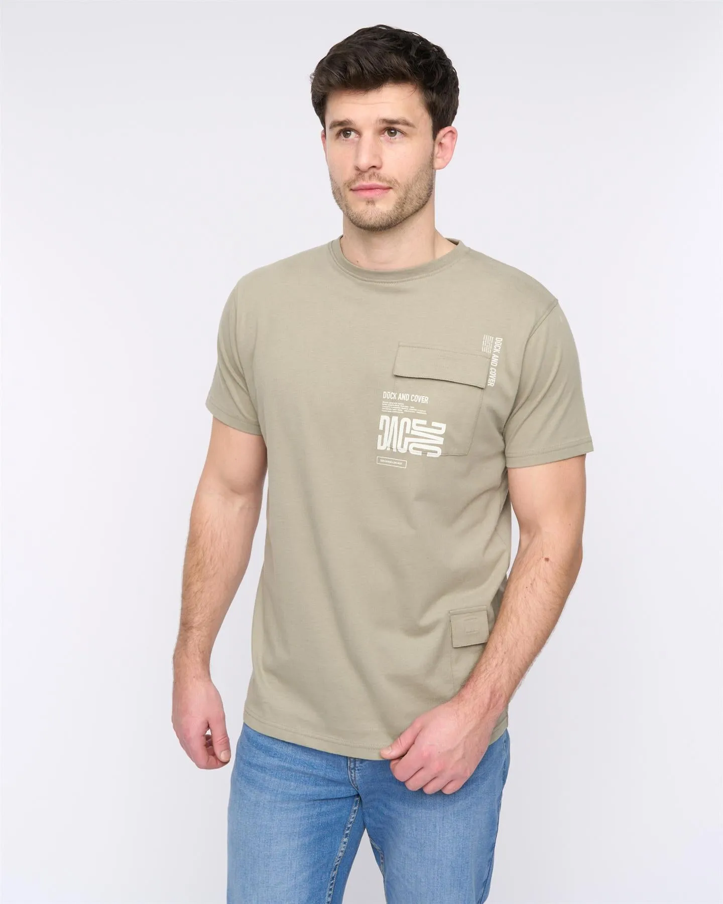 Trentflax T-Shirt Sage sold by Duck and Cover product image thumbnail 2