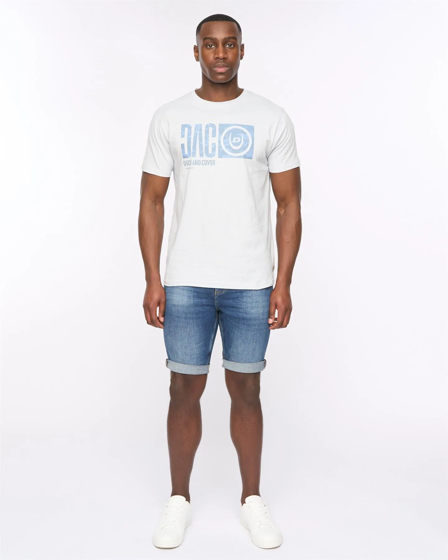 Hexocamo T-Shirt Light Blue sold by Duck and Cover product image thumbnail 4