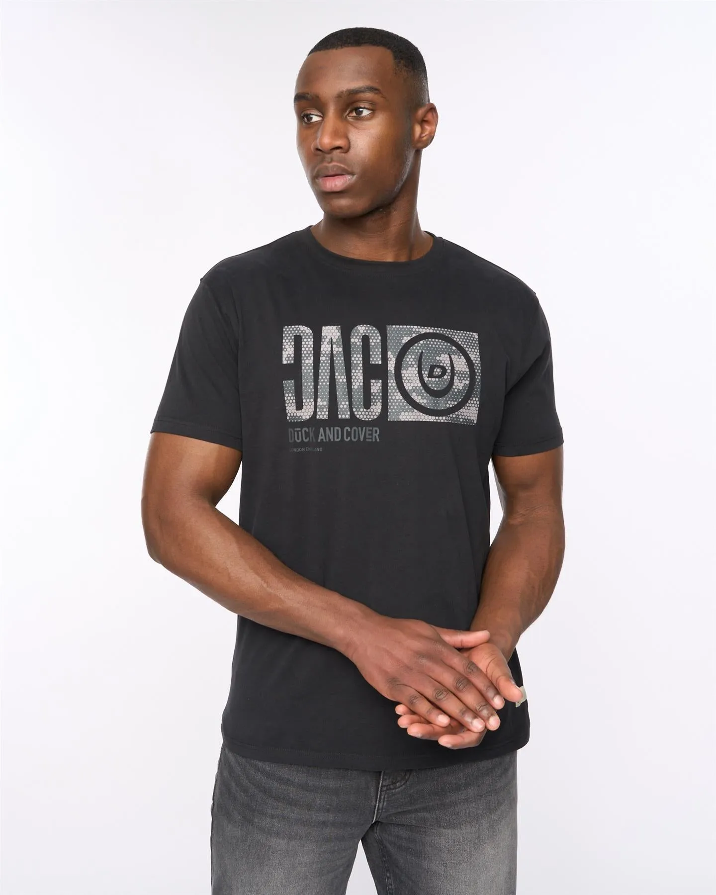 Hexocamo T-Shirt Black sold by Duck and Cover product image thumbnail 3