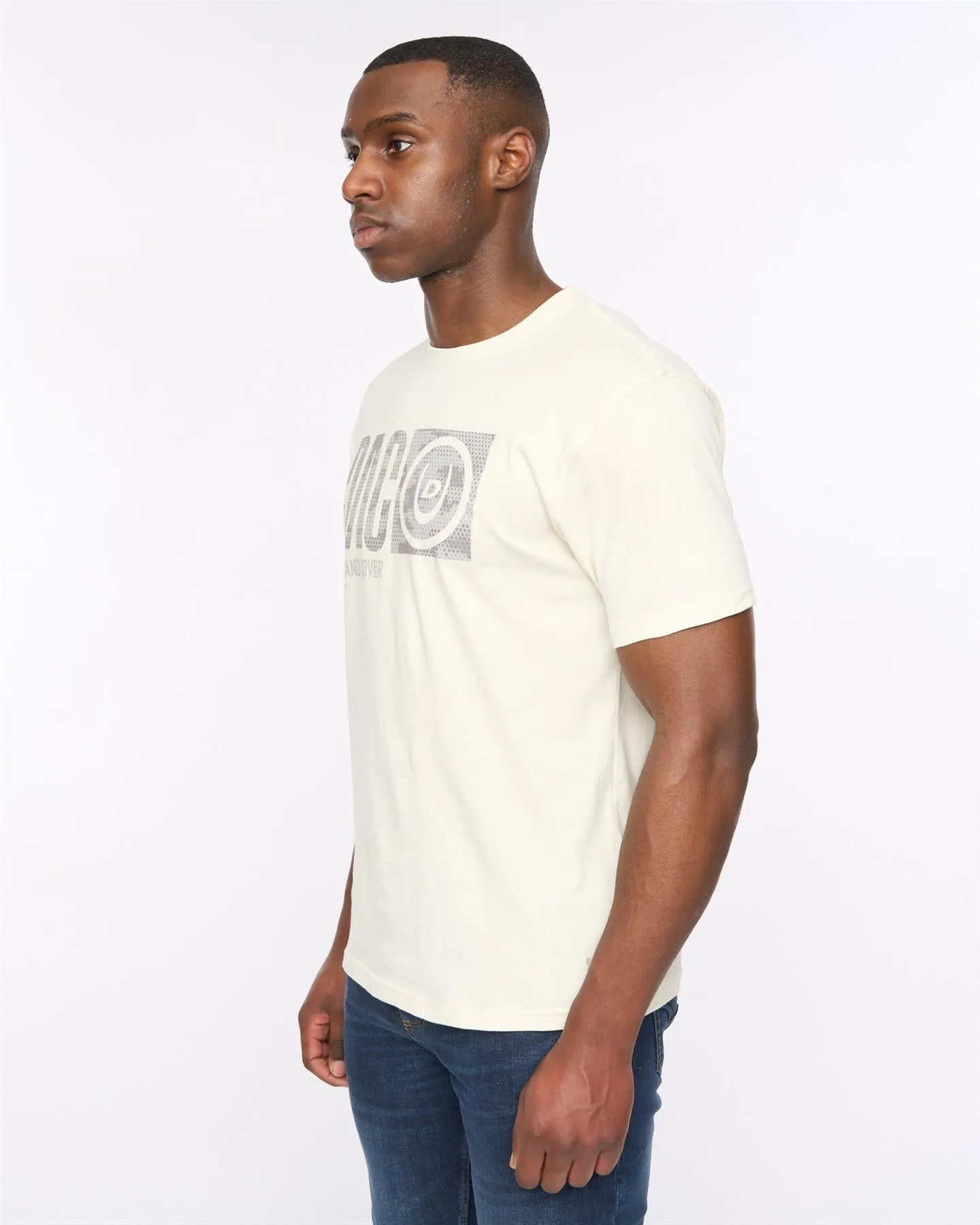 Hexocamo T-Shirt Off White sold by Duck and Cover product image thumbnail 2