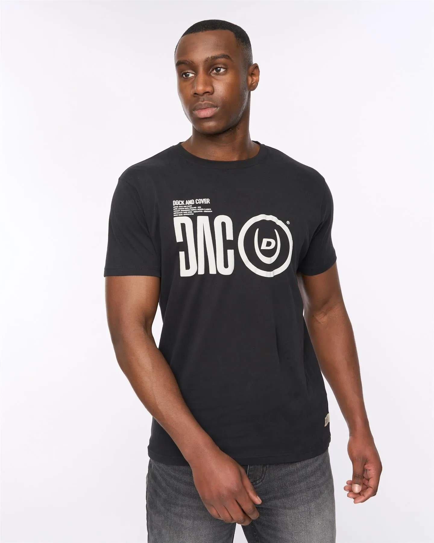 Dacstee T-Shirt Black sold by Duck and Cover product image thumbnail 2