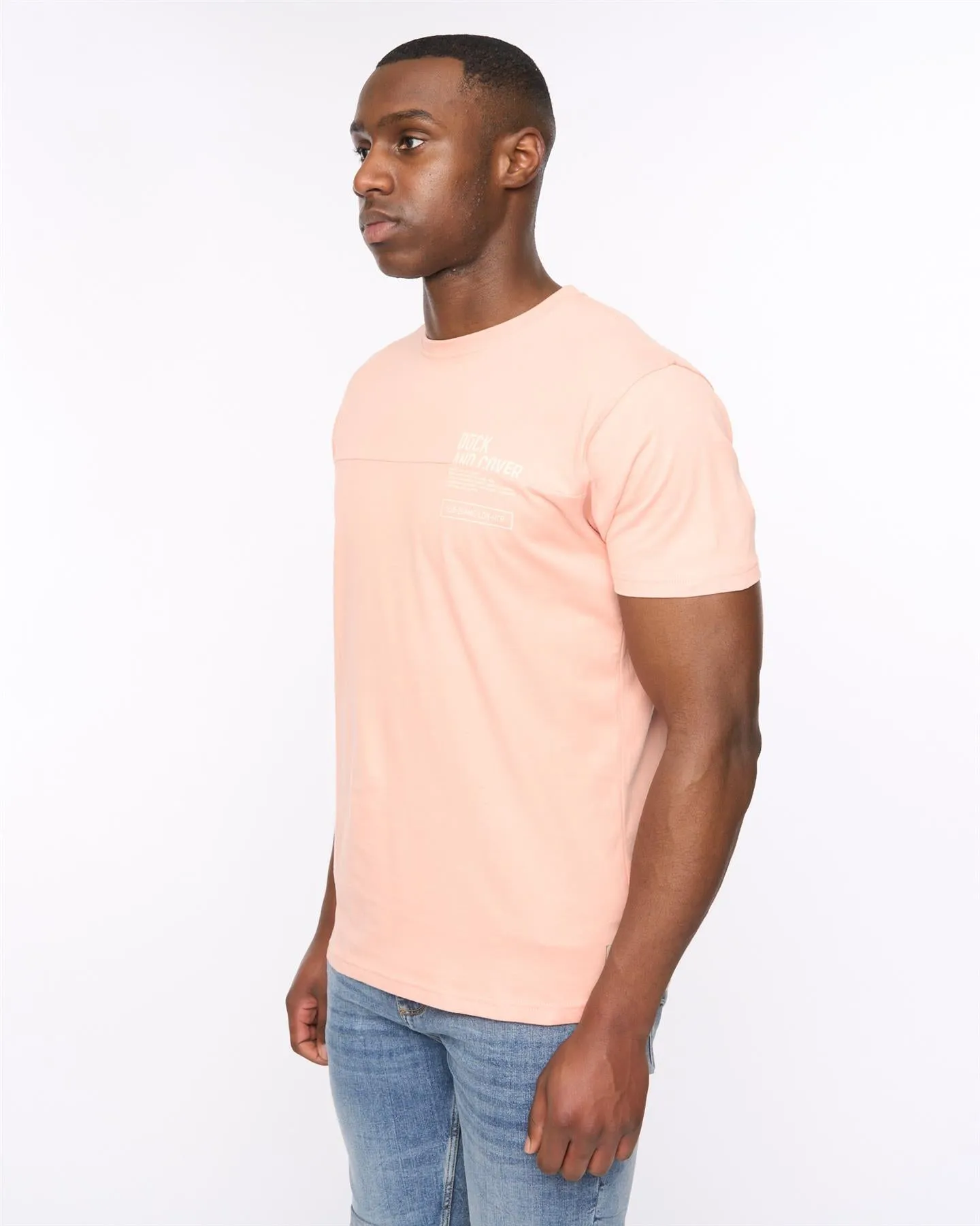 Seamtext T-Shirt Coral sold by Duck and Cover product image thumbnail 2