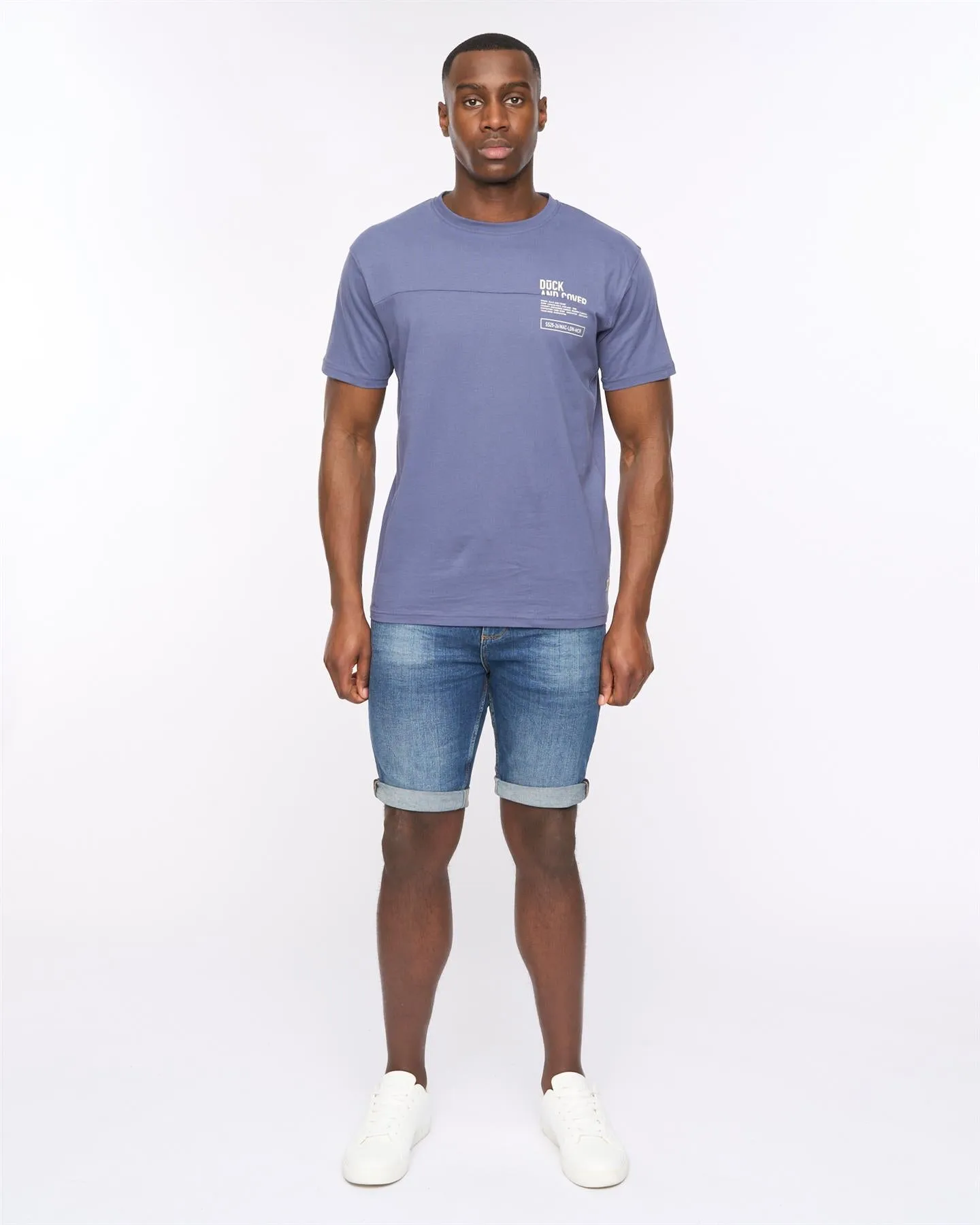 Seamtext T-Shirt Navy sold by Duck and Cover product image thumbnail 4