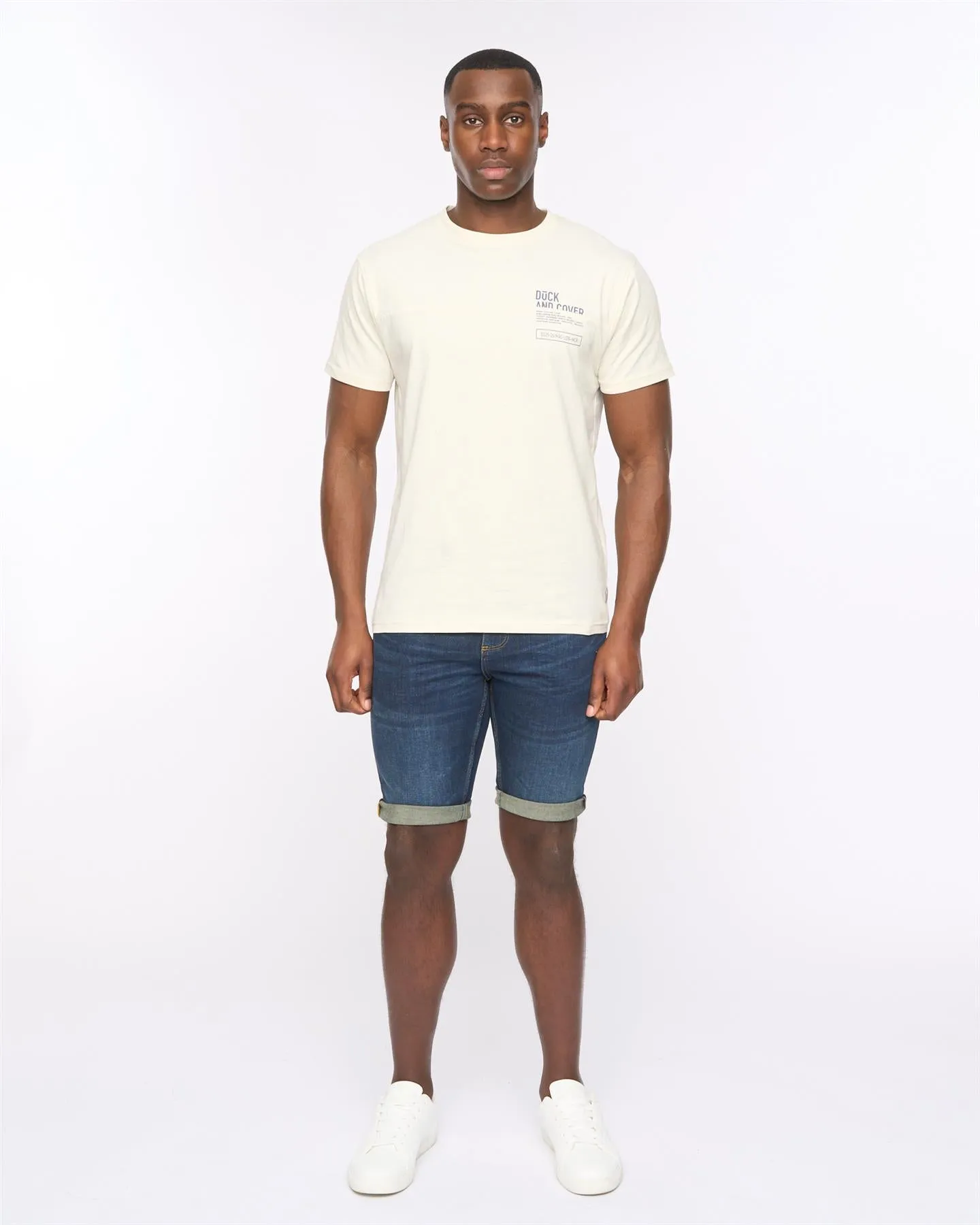 Seamtext T-Shirt Off White sold by Duck and Cover product image thumbnail 4