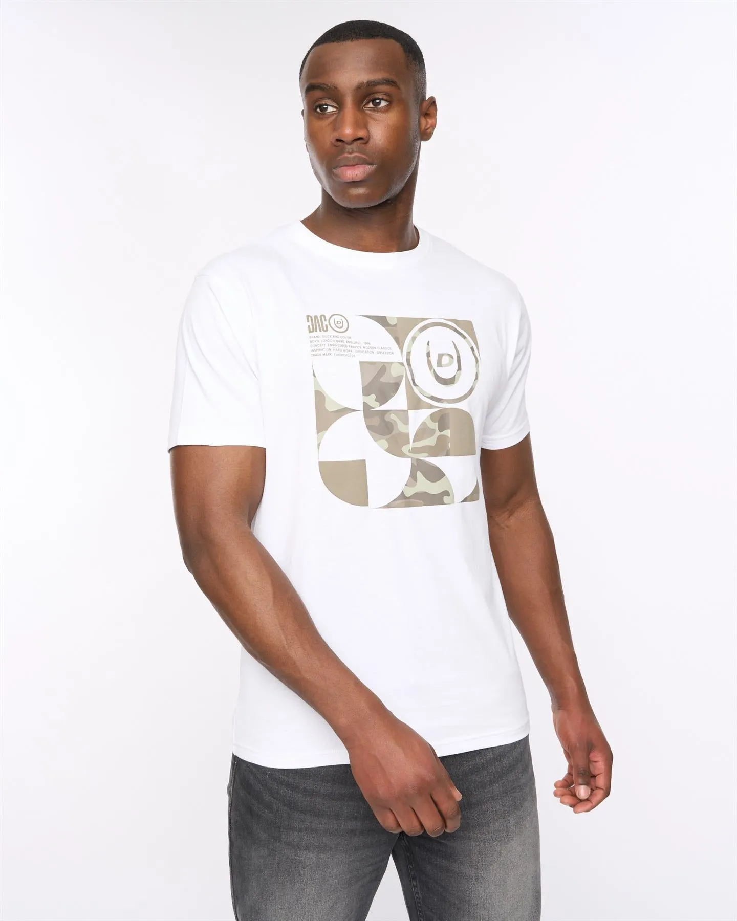 Camshapes T-Shirt White sold by Duck and Cover product image thumbnail 3